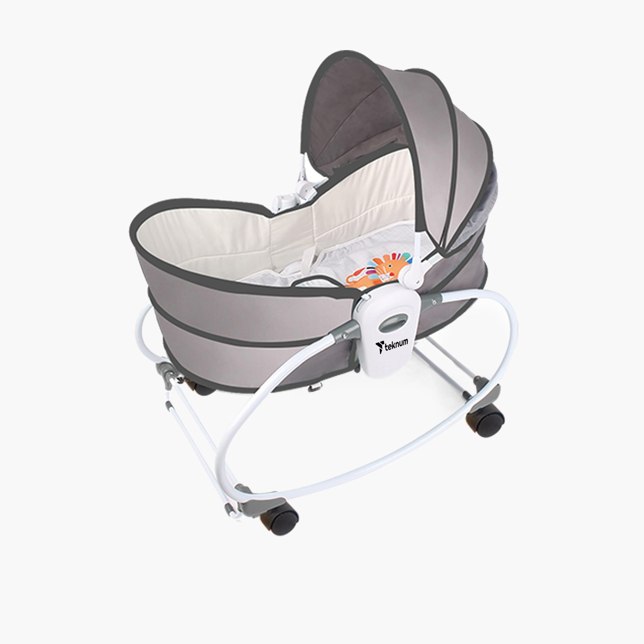Teknum 5-in-1 Cozy Rocker Bassinet with Awning and Mosquito Net-baby-nursery-furniture-cribsandbeds-bassinets-image-9