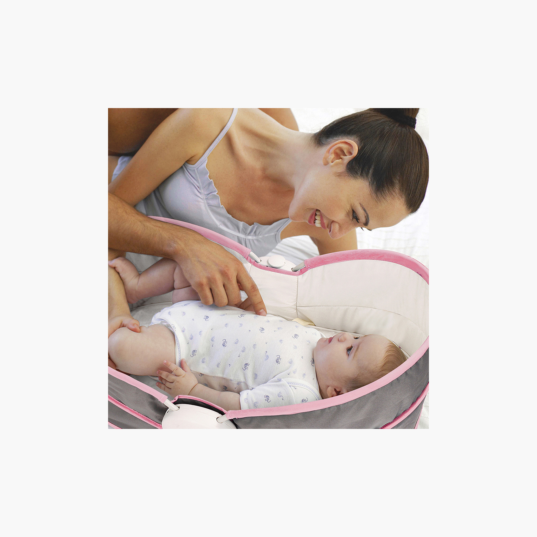 Teknum 5-in-1 Cozy Rocker Bassinet with Awning and Mosquito Net-baby-nursery-furniture-cribsandbeds-bassinets-image-6