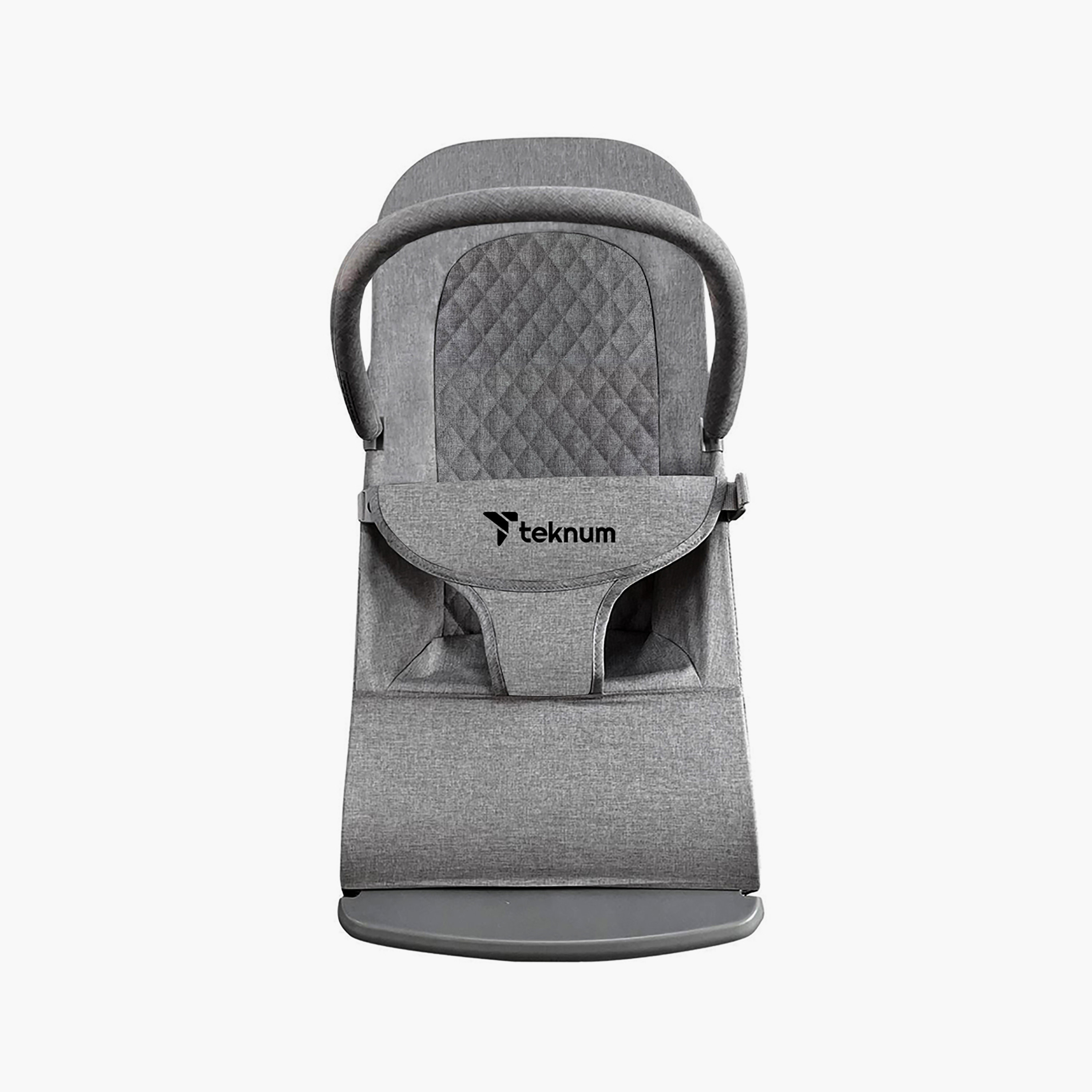 Teknum 3-Stage Baby Bouncer Recliner Seat - Grey-baby-infantactivity-bouncers-image-1