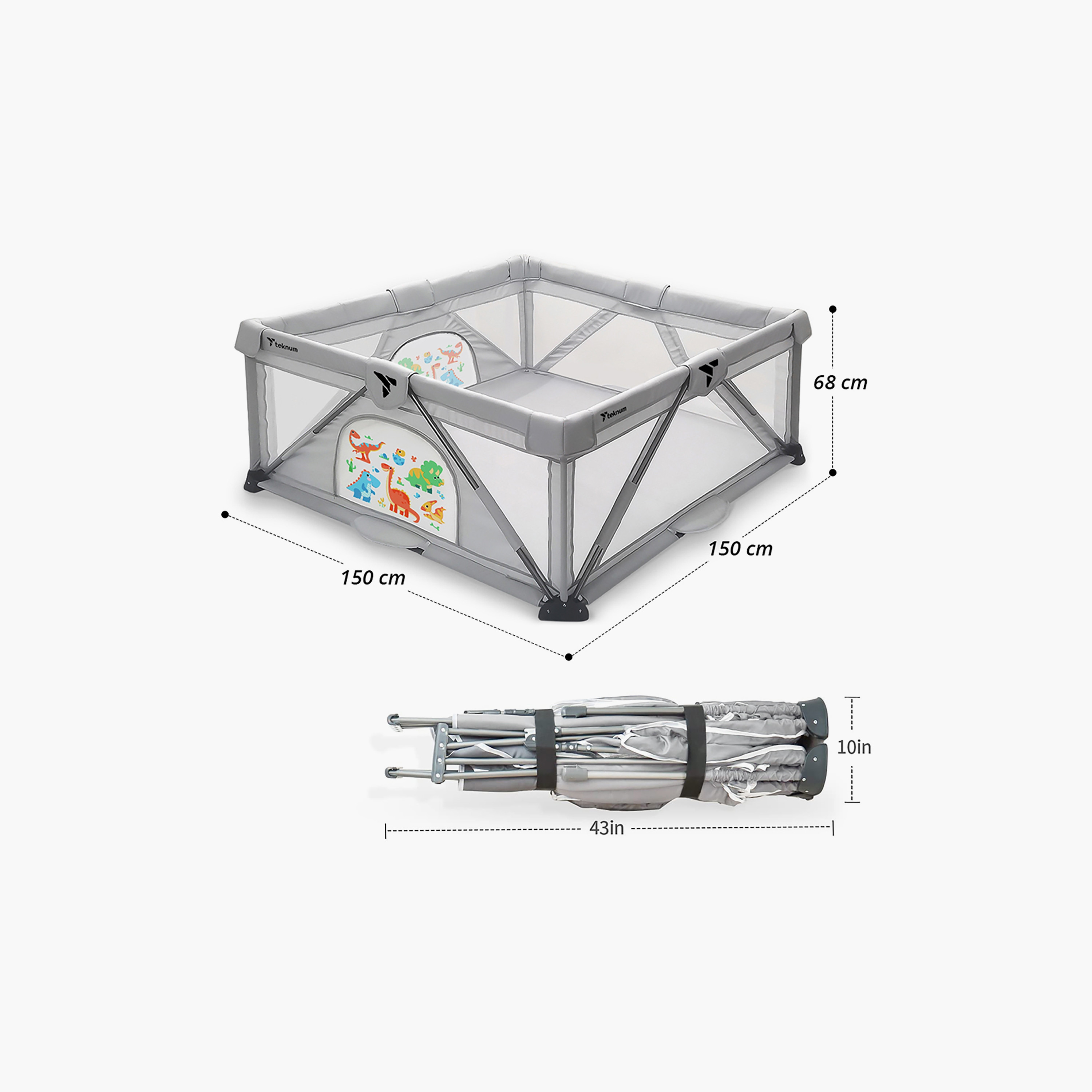 Teknum One-Minute Unfold Playpen-baby-infantactivity-playpensandplaymats-image-2