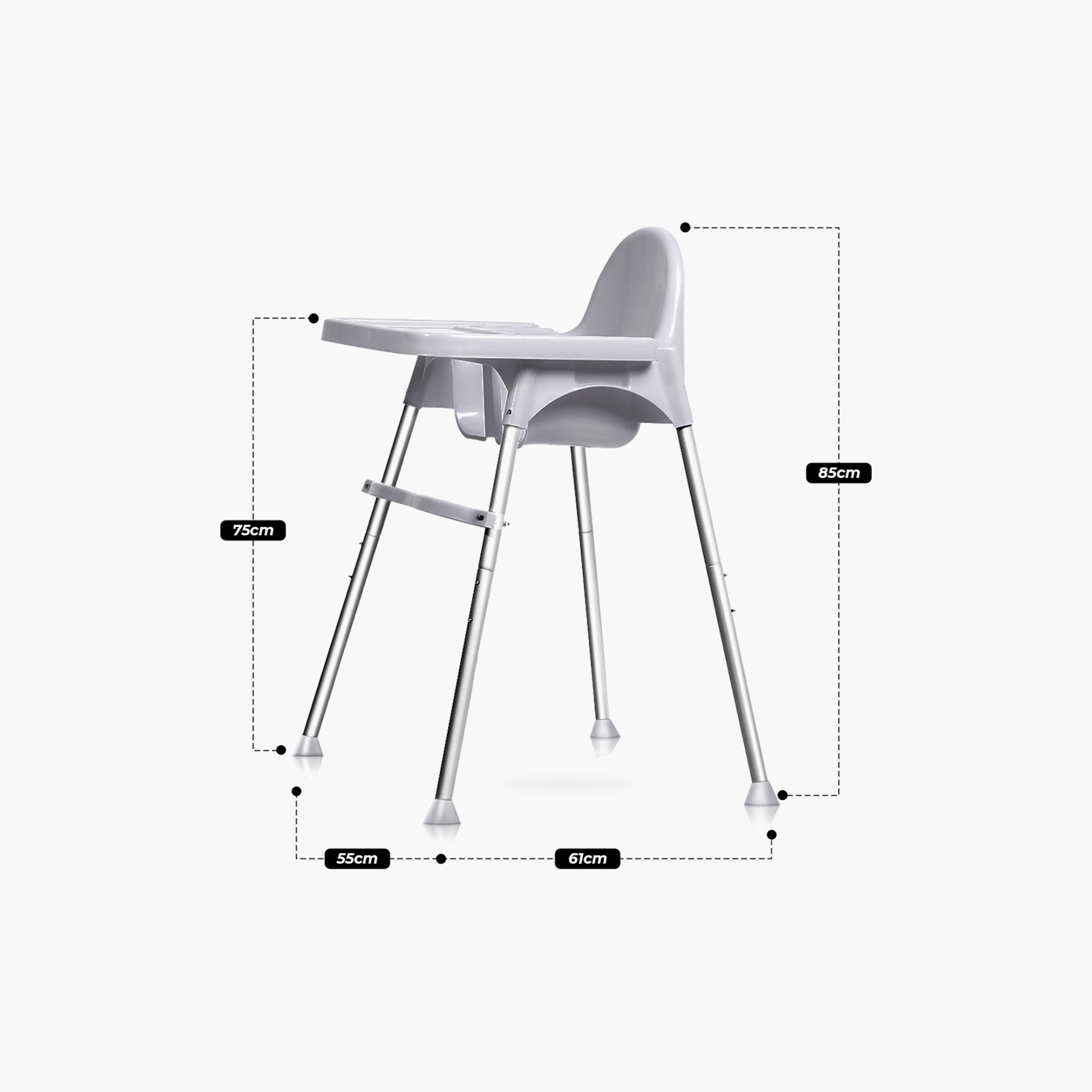 Teknum High Chair with Removable Tray-baby-feeding-highchairsandboosters-image-5