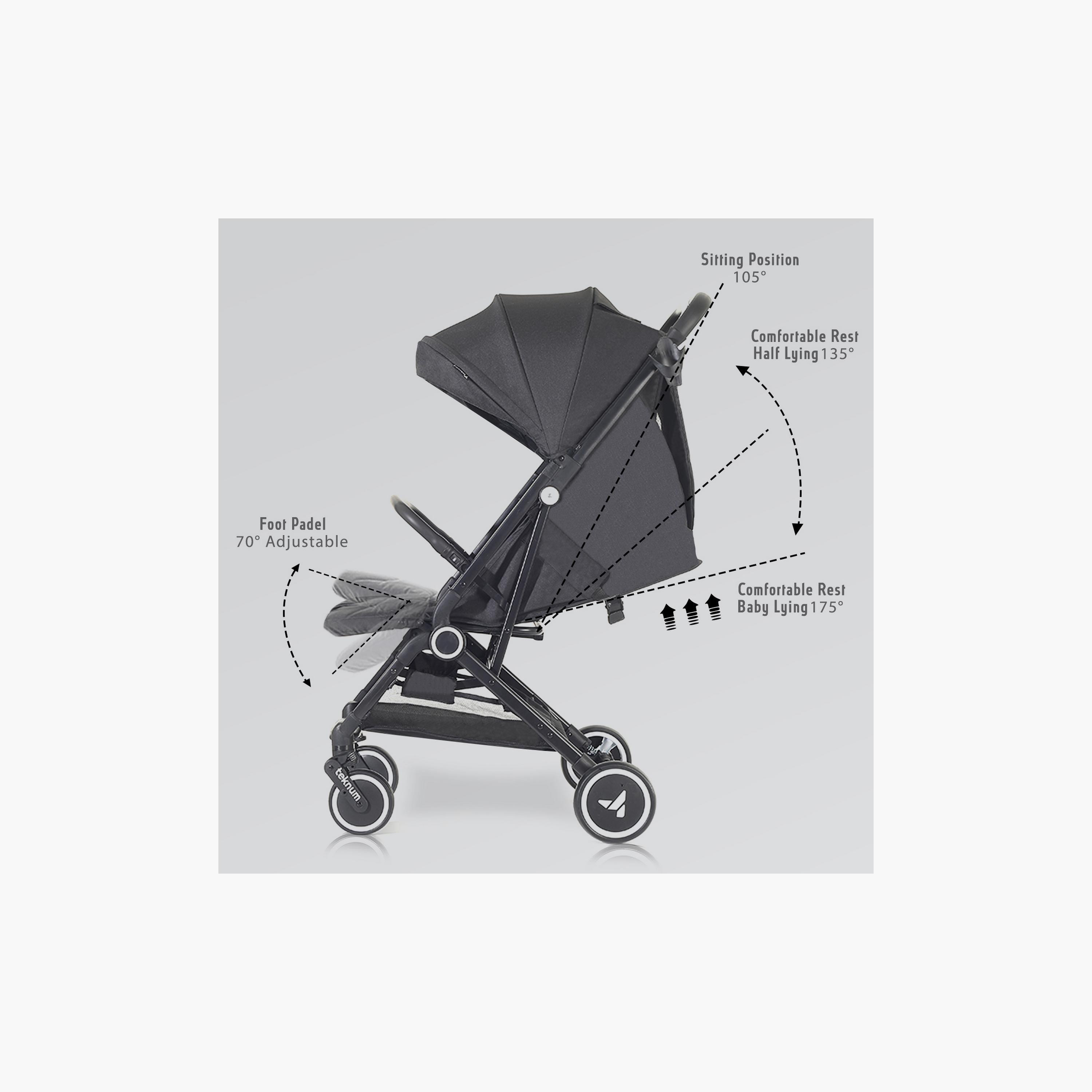 Teknum Travel Cabin Stroller with Coffee Cup Holder-baby-gear-strollersandprams-strollers-image-5
