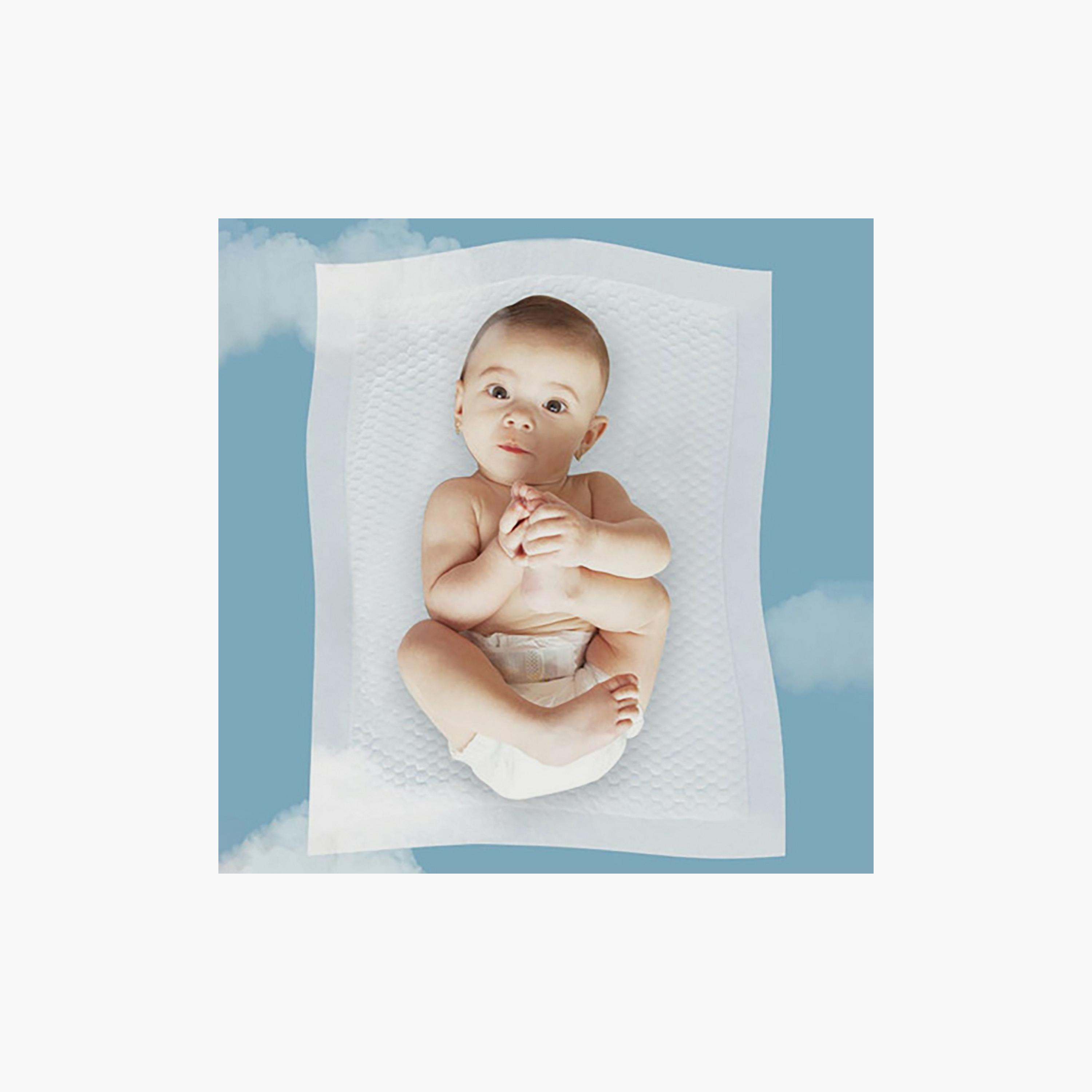 Little Story Disposable Diaper Changing Mats, Pack Of 100-Piece, White-baby-diapering-changingmats-image-3