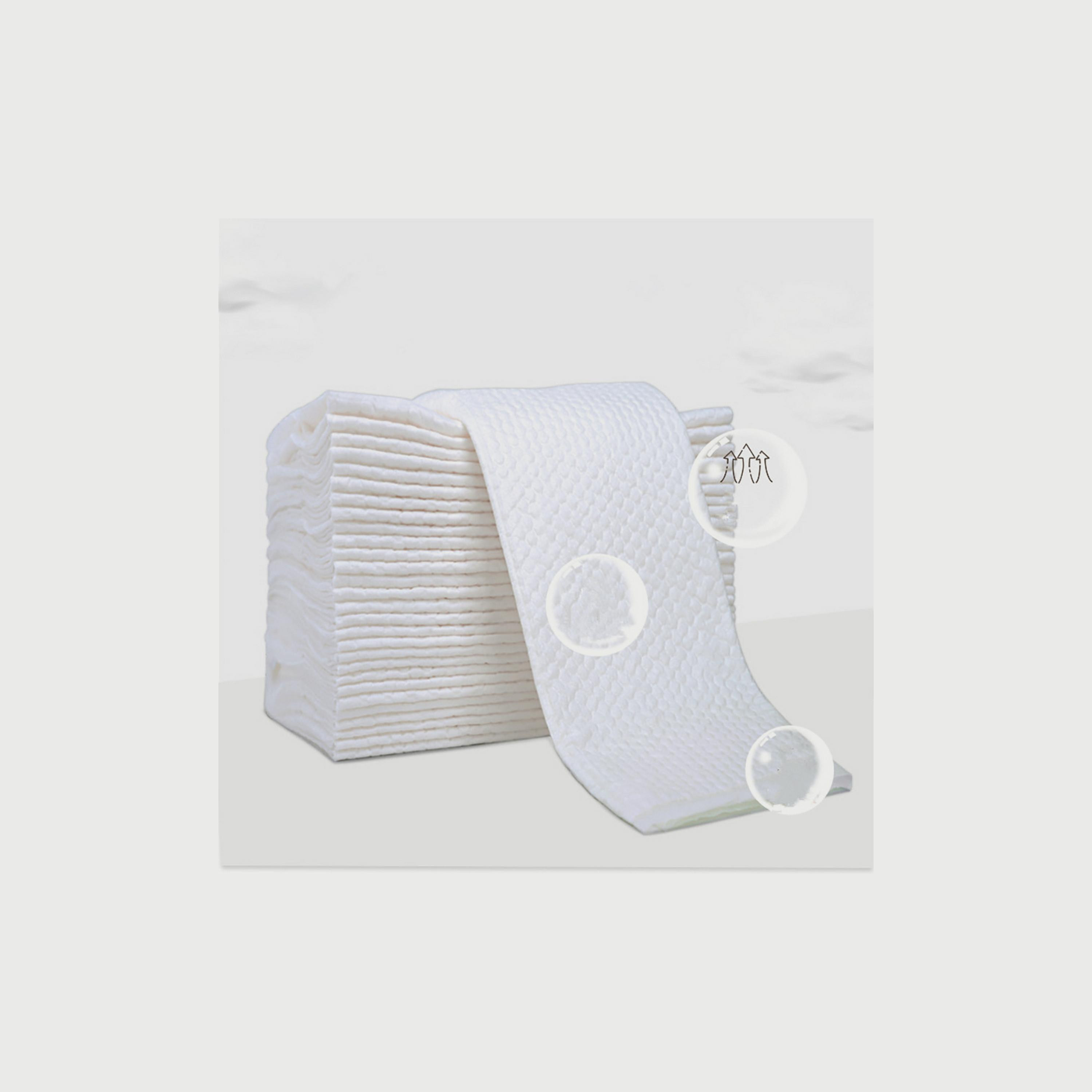 Little Story Disposable Diaper Changing Mats, Pack Of 100-Piece, White-baby-diapering-changingmats-image-4