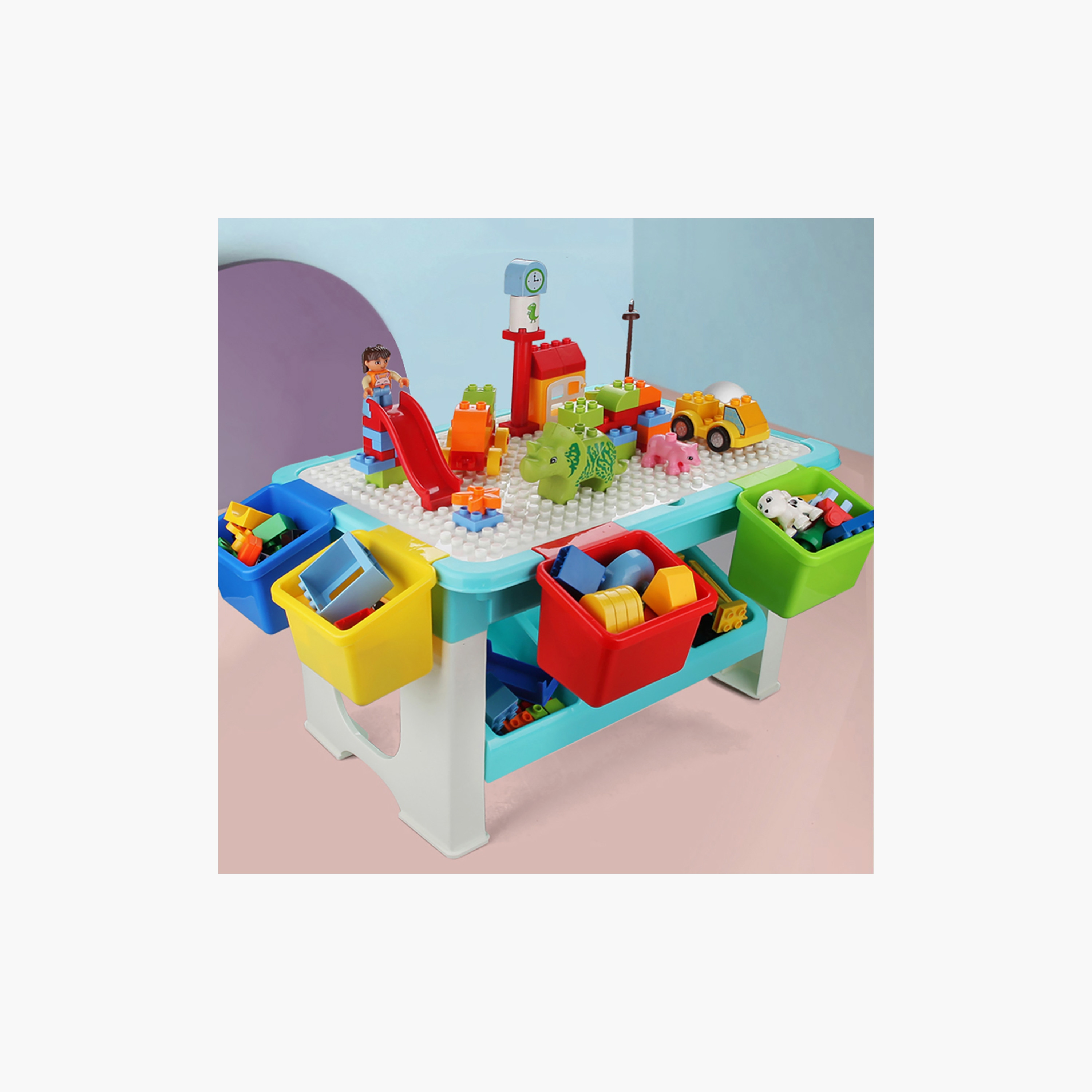 Little Story 3-In-1 Activity Table with Blocks-toys-buildingblocks-blocks-image-2