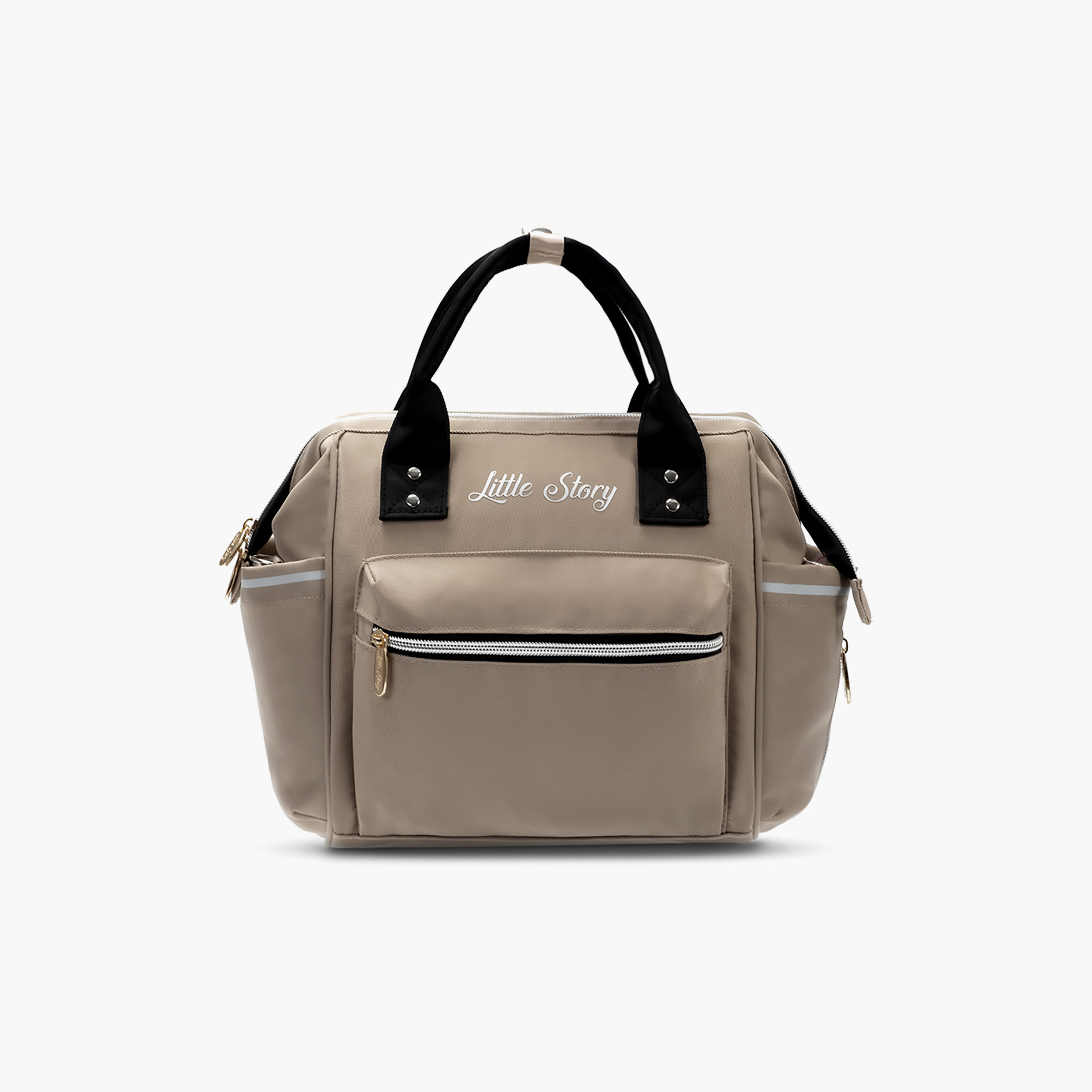 Little Story Ace Diaper Bag, Beige-baby-diapering-diaperbags-image-1
