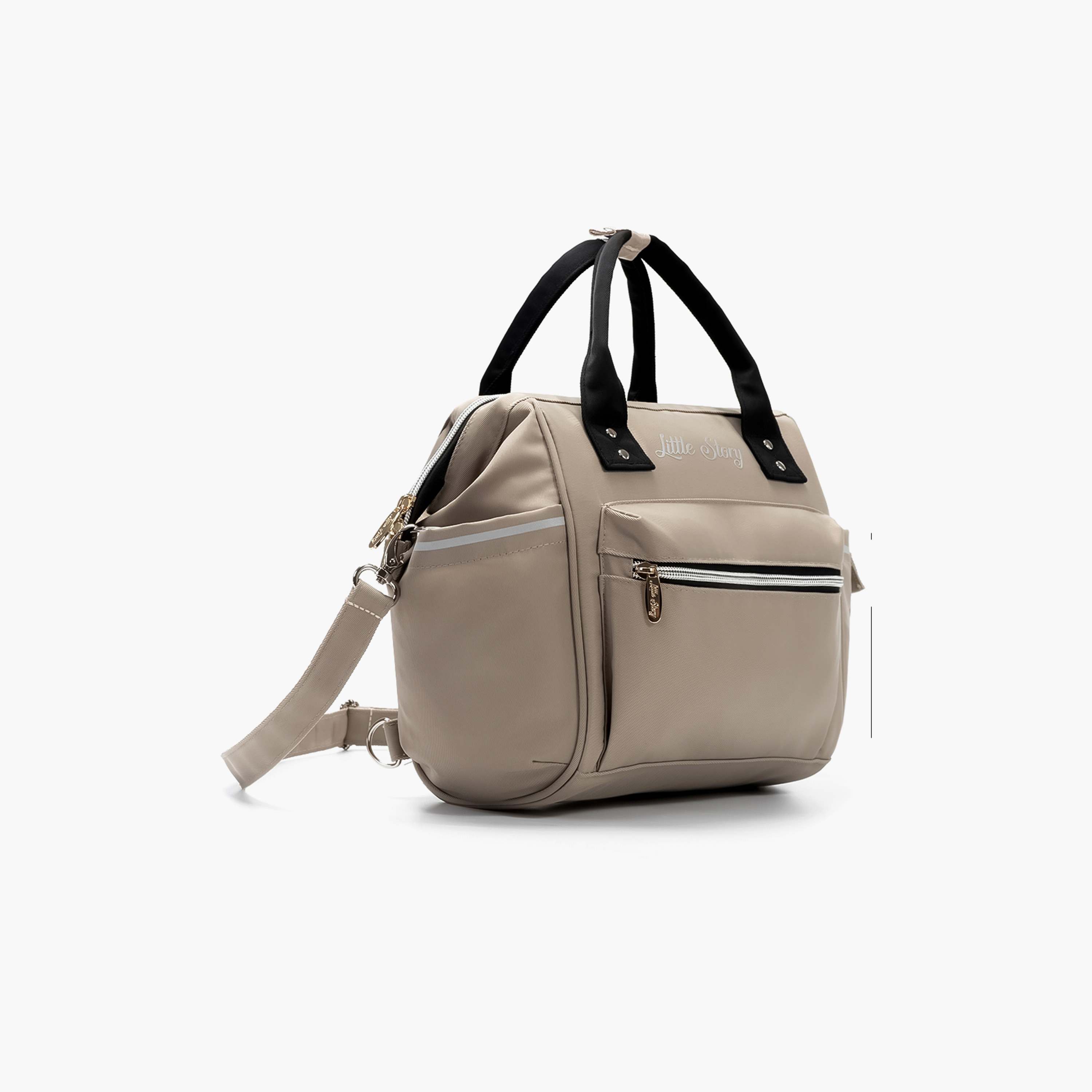 Little Story Ace Diaper Bag, Beige-baby-diapering-diaperbags-image-4