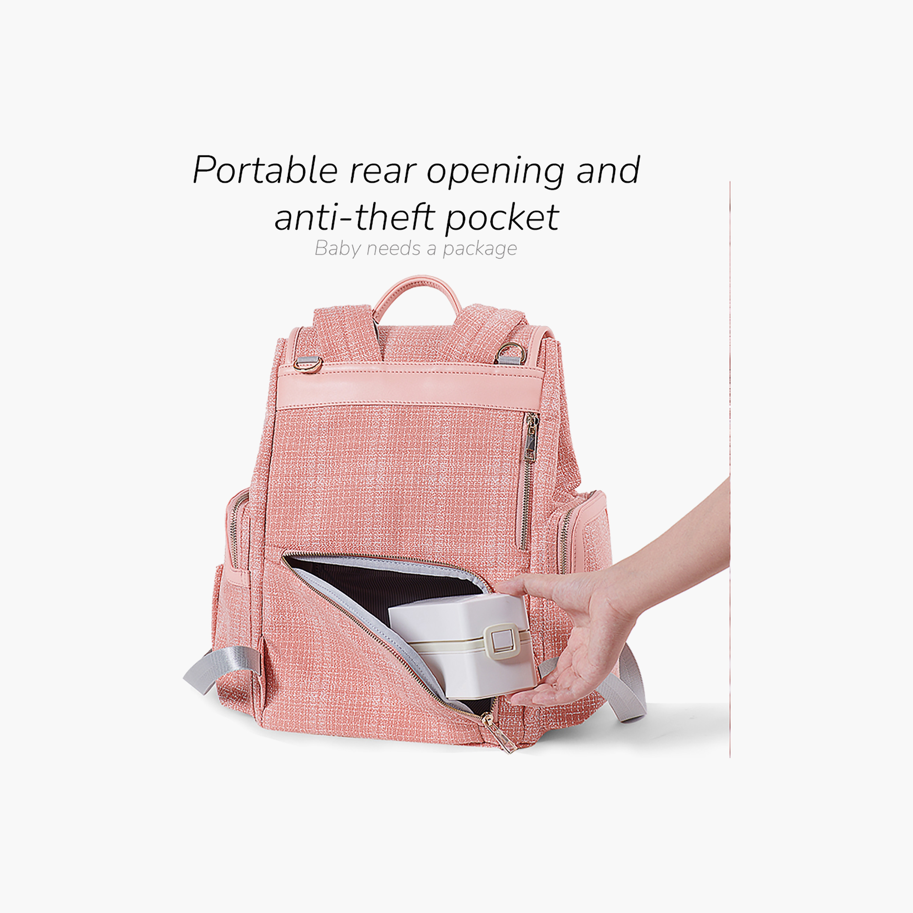 Sunveno Vouge Textured Diaper Bag-baby-diapering-diaperbags-image-3