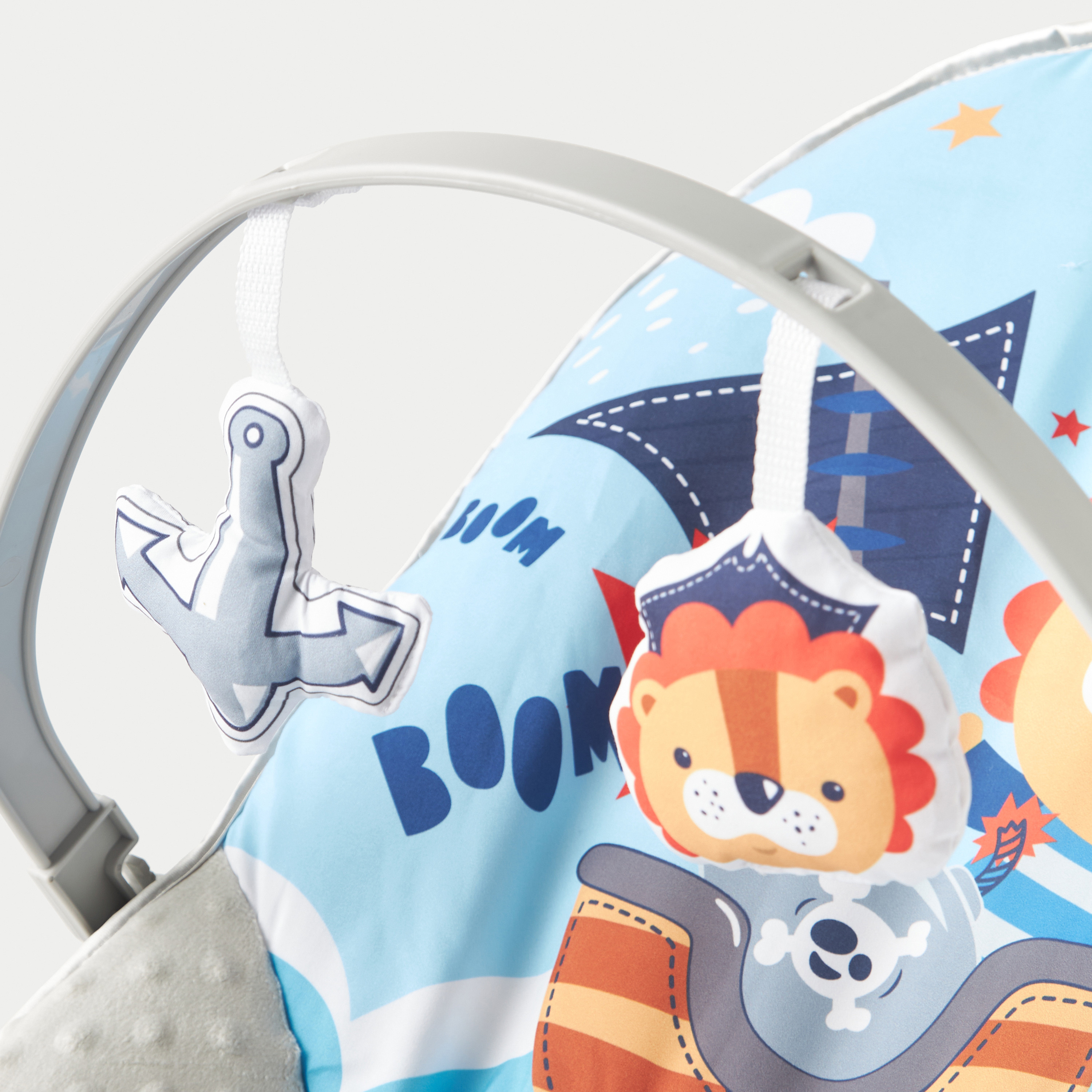 Juniors Printed Rocker with Toy Bar and Music-baby-infantactivity-rockers-image-6