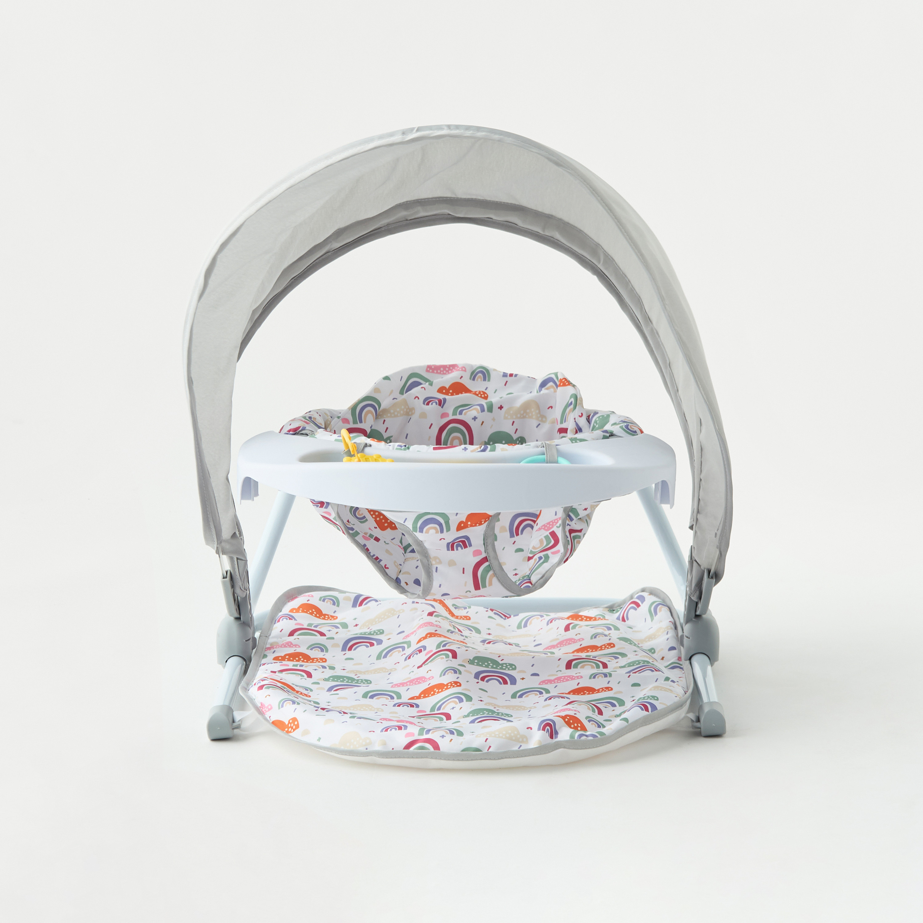 Juniors Santos Crab Detail Baby Chair with Canopy and Detachable Tray-baby-feeding-highchairsandboosters-image-2