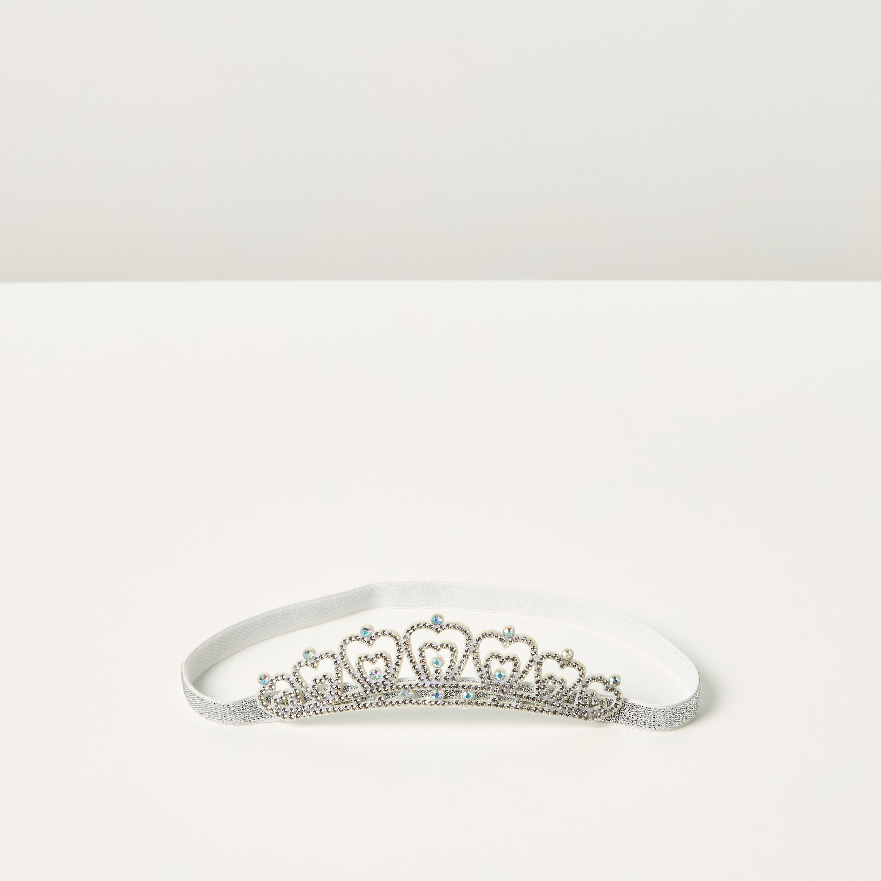 شريطة رأس مطاطية مزيّنة بتاج تشارمز-girls-accessories-hairaccessories-image-1