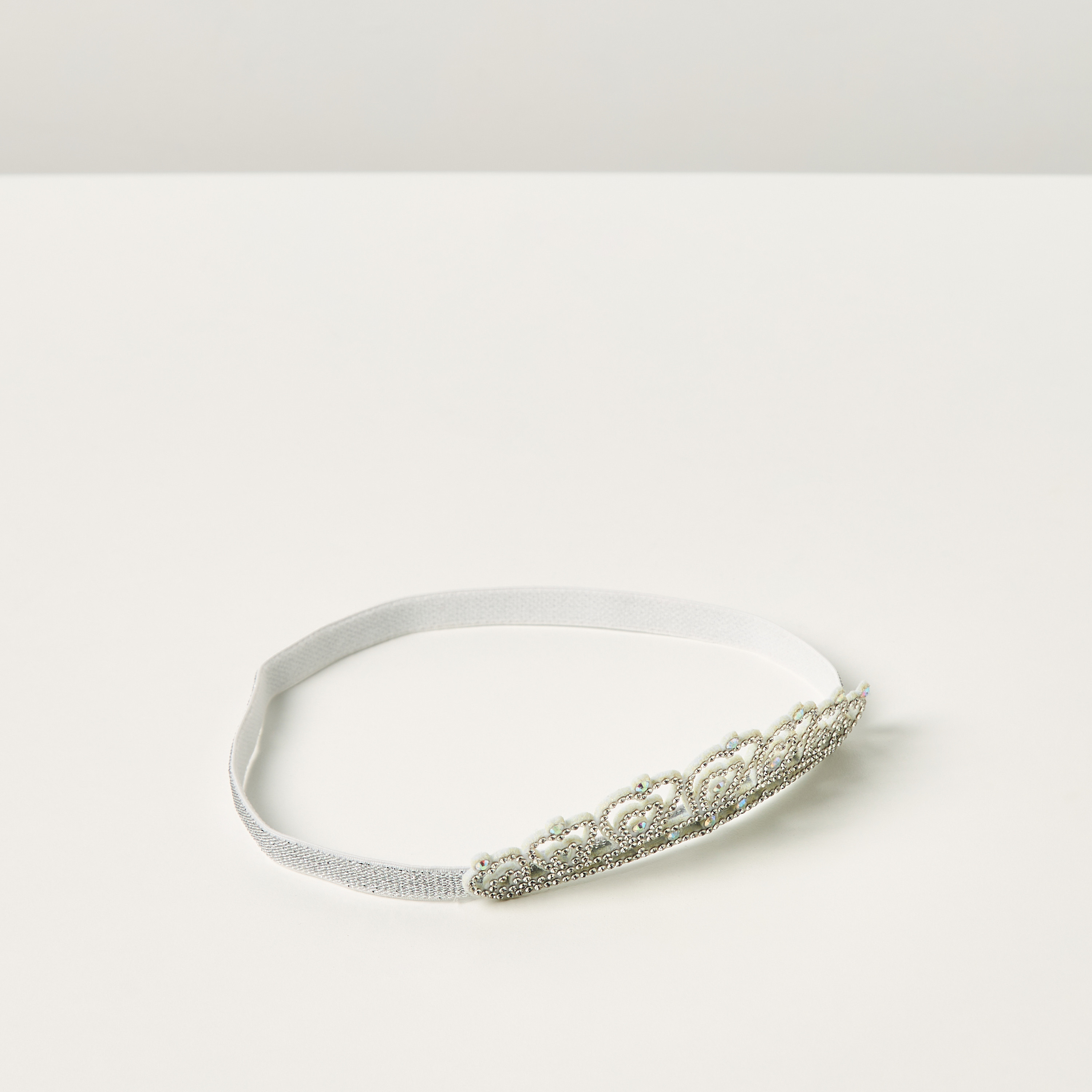 شريطة رأس مطاطية مزيّنة بتاج تشارمز-girls-accessories-hairaccessories-image-2
