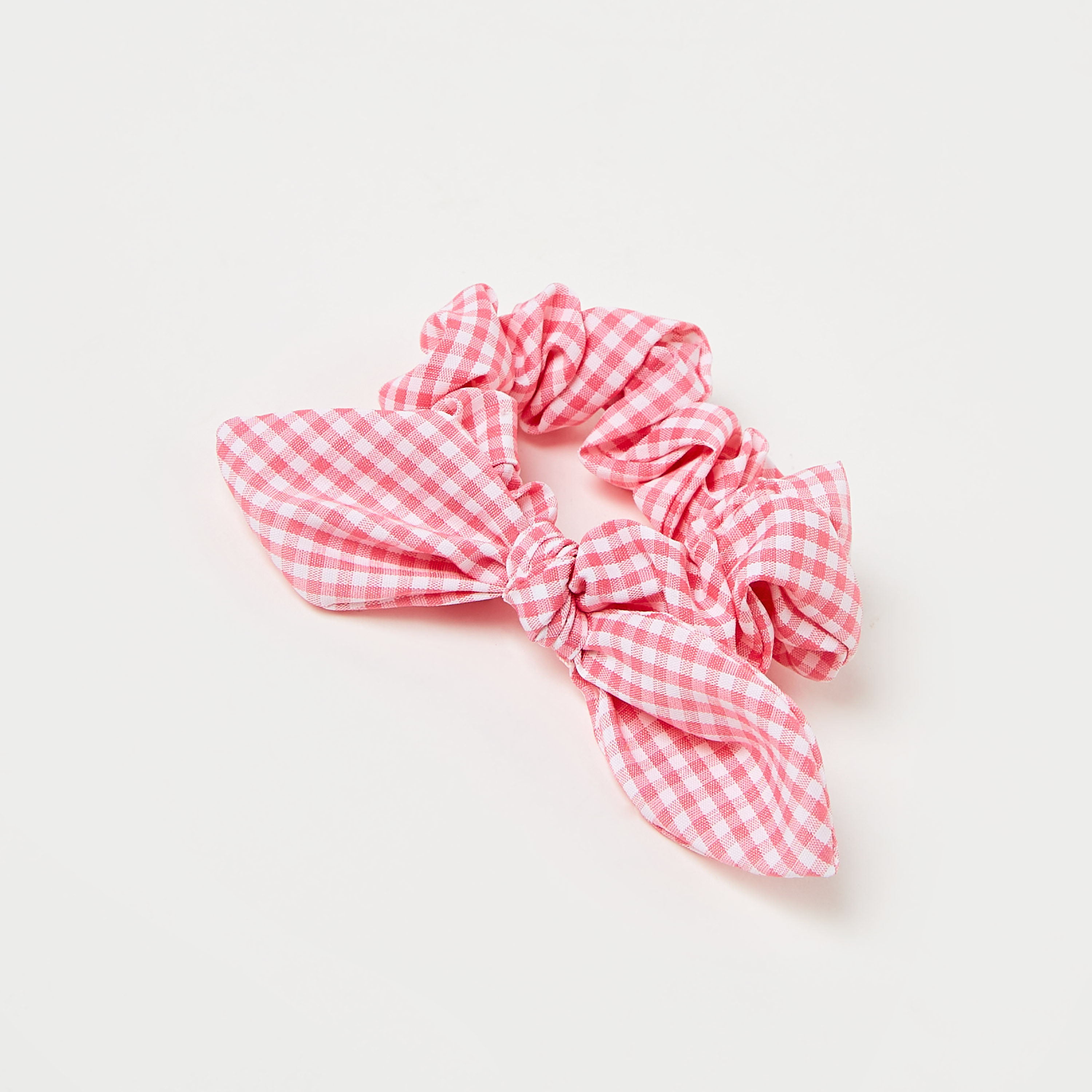 Charmz Checked Scrunchie with Bow Detail - Set of 2-baby-girls-accessories-hairaccessories-image-3