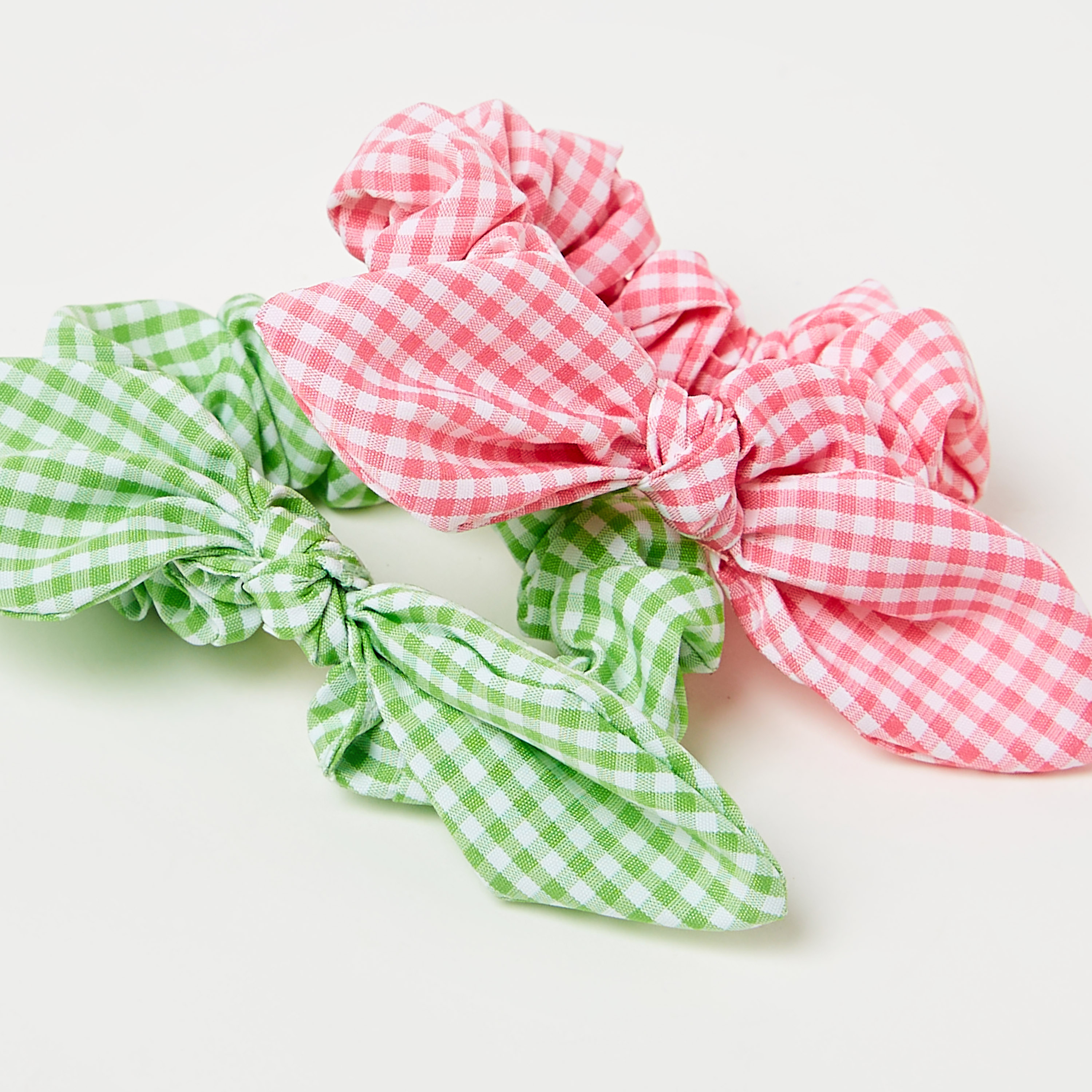 Charmz Checked Scrunchie with Bow Detail - Set of 2-baby-girls-accessories-hairaccessories-image-5