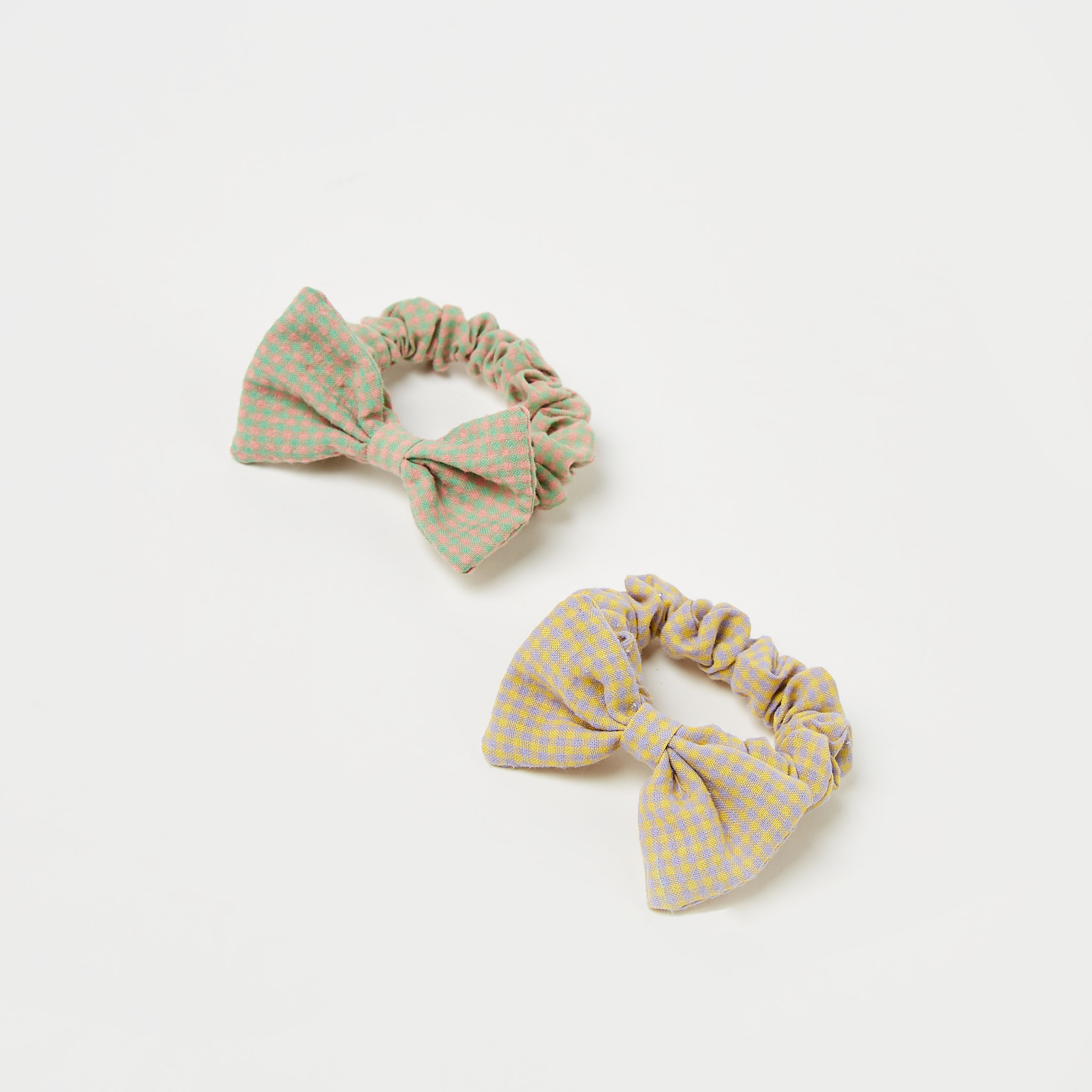 Buy Charmz Bow Accent Hair Scrunchie Set of 2 Online for Girls