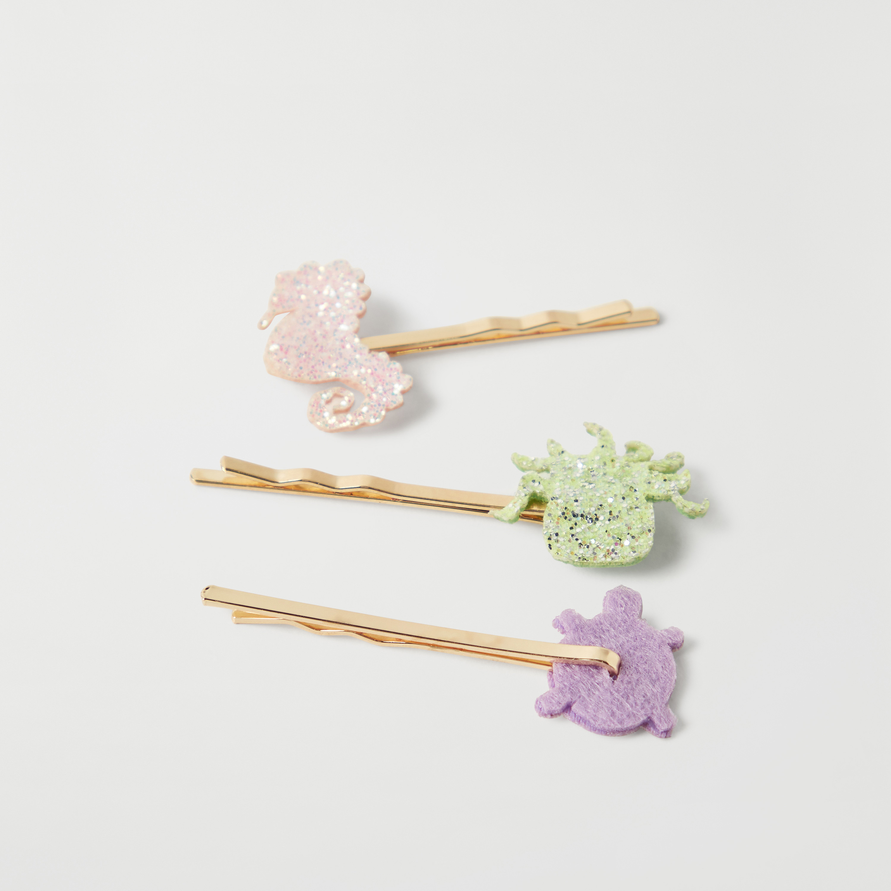 مشابك شعر مزيّنة من تشارمز - طقم من 3 قطع-baby-girls-accessories-hairaccessories-image-3