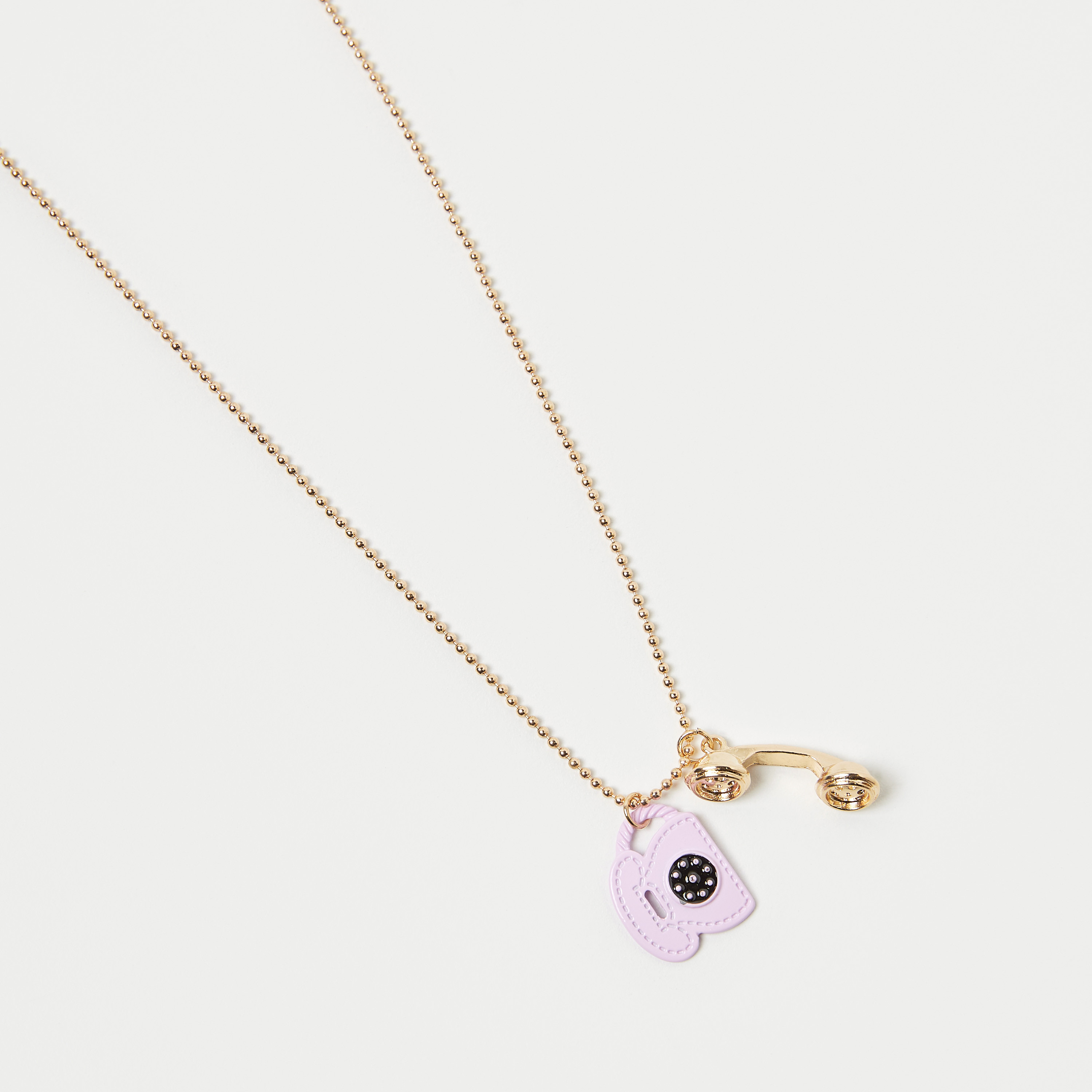 عقد بدلاية هاتف وبمشبك إغلاق من تشارمز-girls-accessories-jewellery-image-2