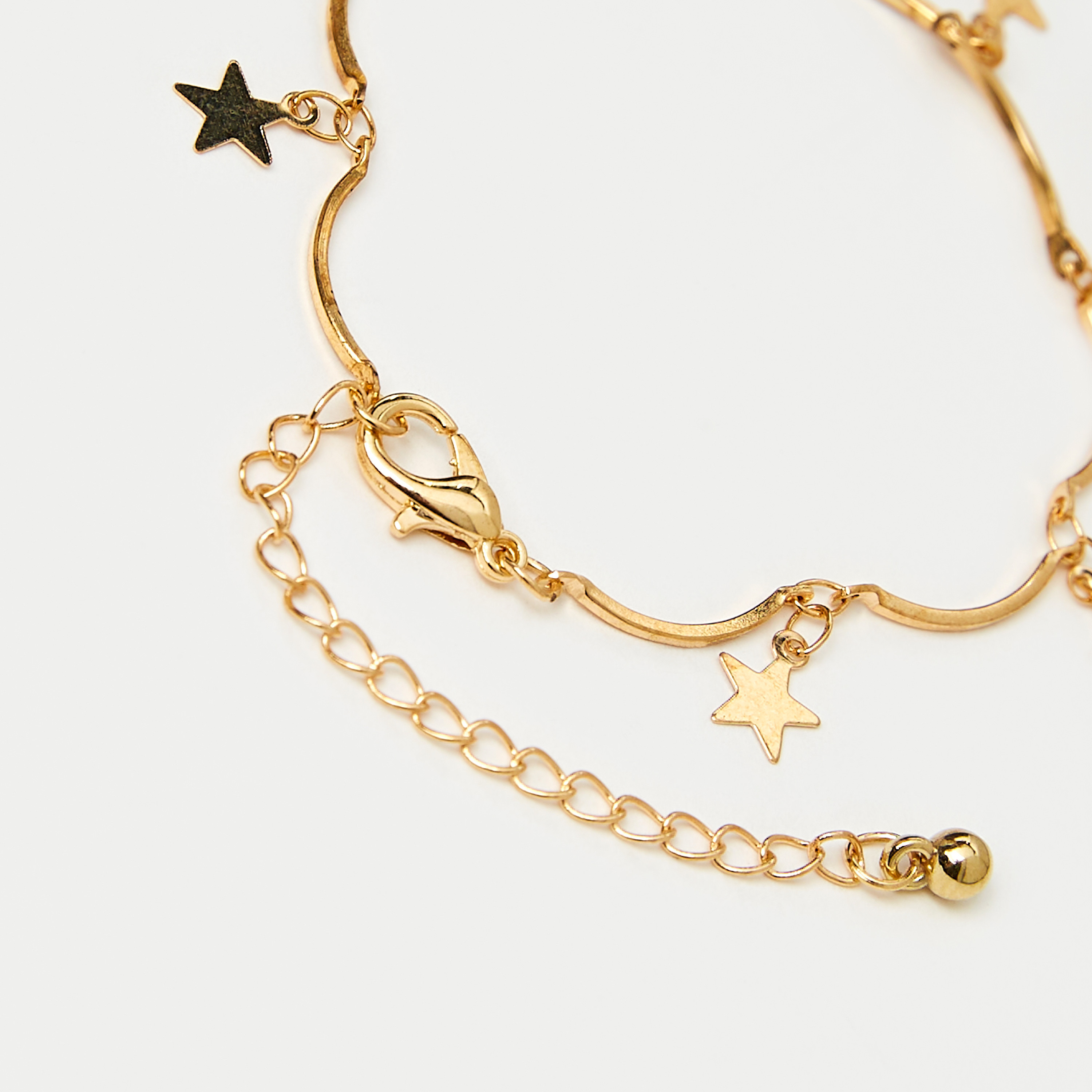 سوار بتفاصيل نجوم بمشبك إغلاق من تشارمز-girls-accessories-jewellery-image-4