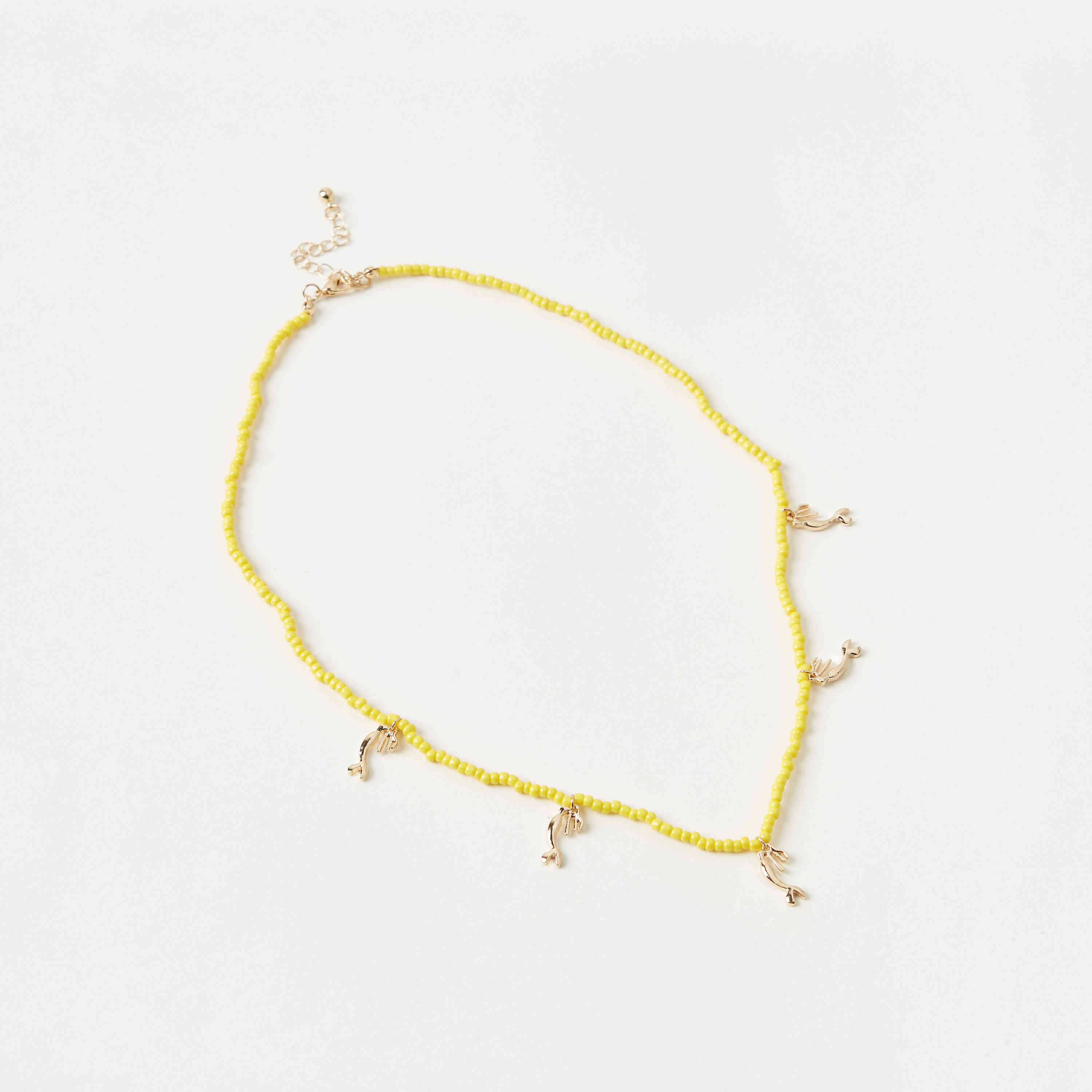 Charmz Bead Necklace with Mermaid Fin Charms-girls-accessories-jewellery-image-1