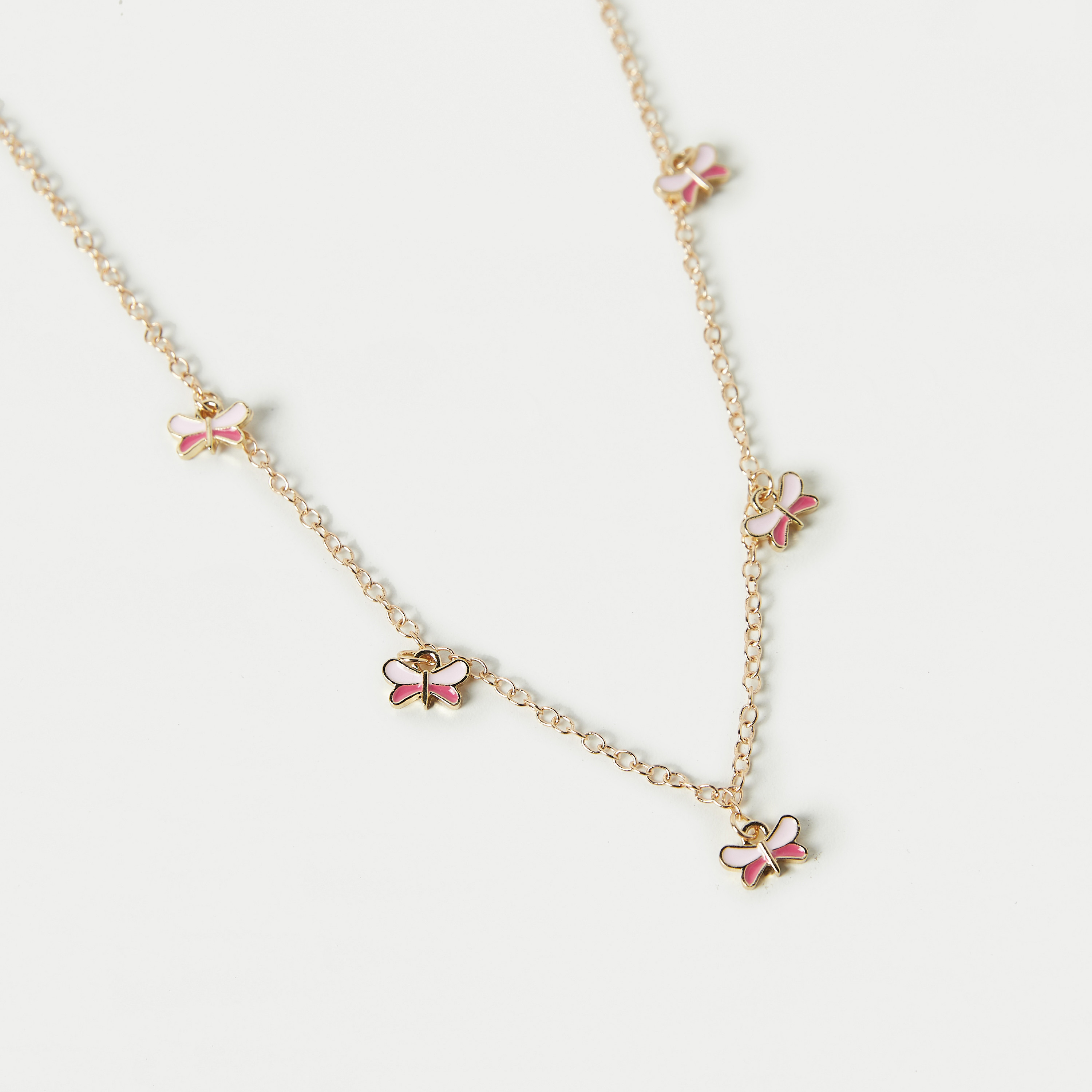 عقد بزينة فراشة ومشبك إغلاق من تشارمز-girls-accessories-jewellery-image-2