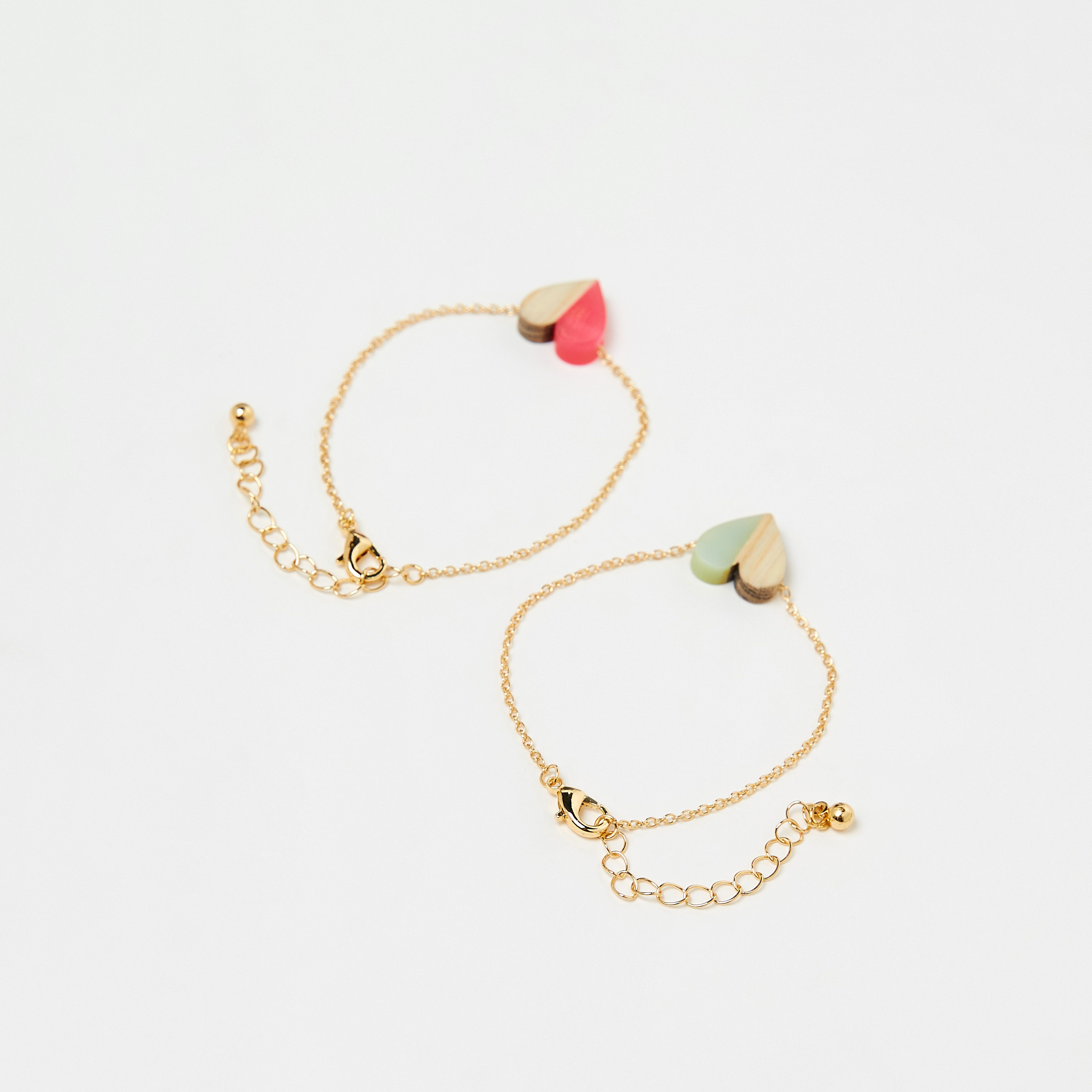 أساور بدلاية قلب من تشارمز - طقم من قطعتين-girls-accessories-jewellery-image-2