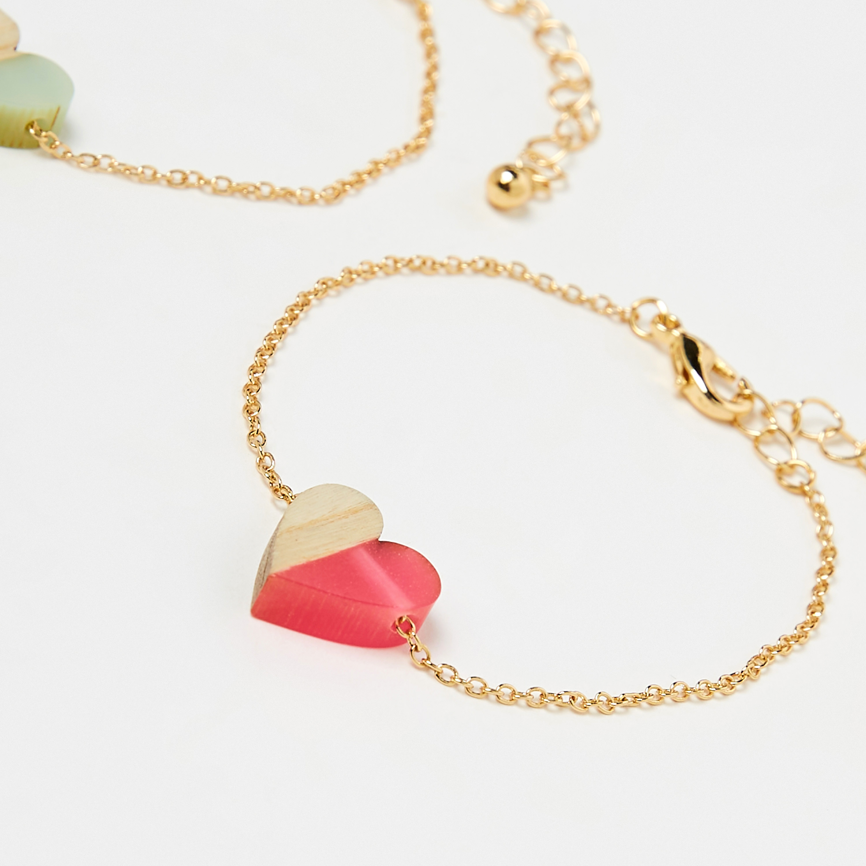 أساور بدلاية قلب من تشارمز - طقم من قطعتين-girls-accessories-jewellery-image-5