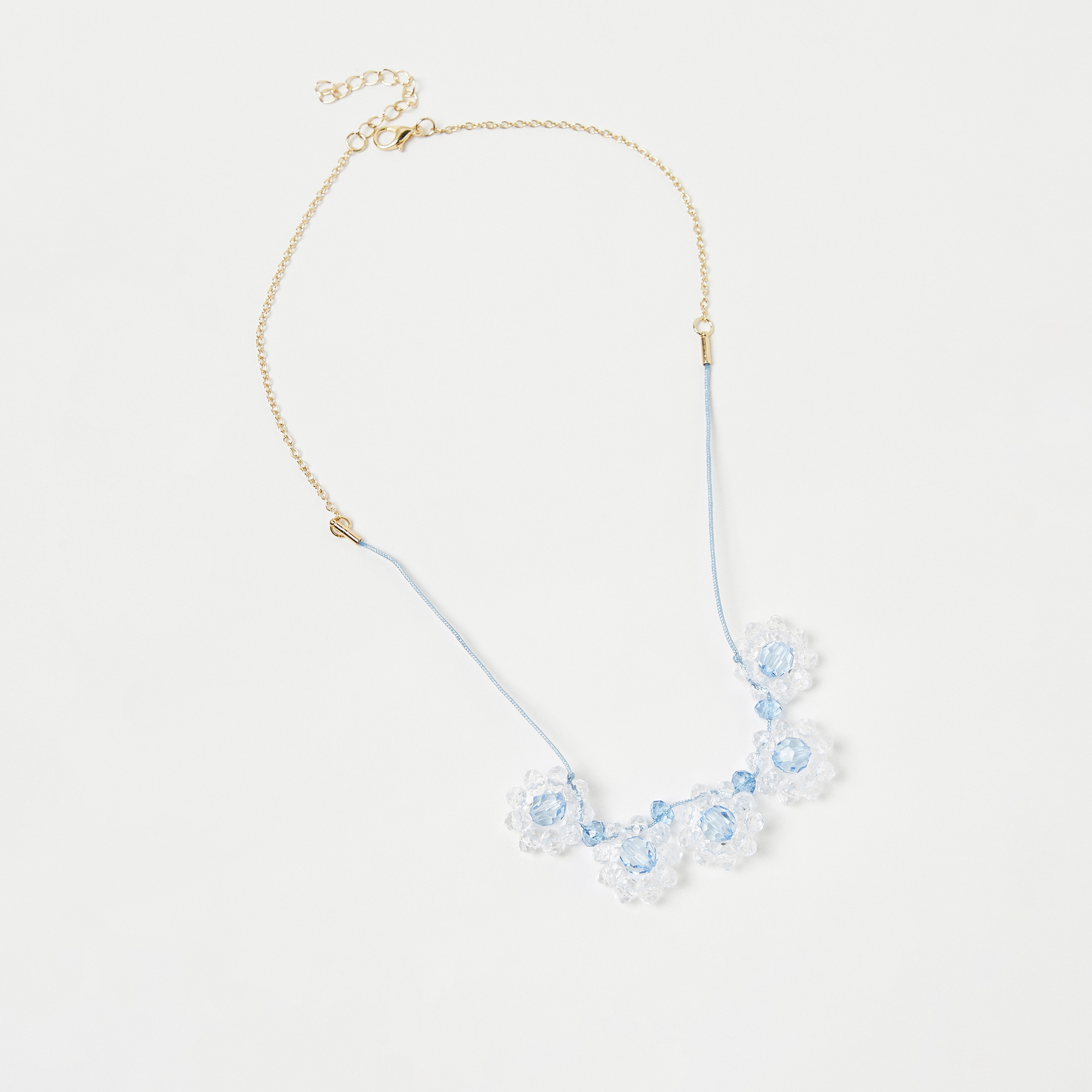 Charmz Flower Pendant Necklace with Lobster Clasp-girls-accessories-jewellery-image-1
