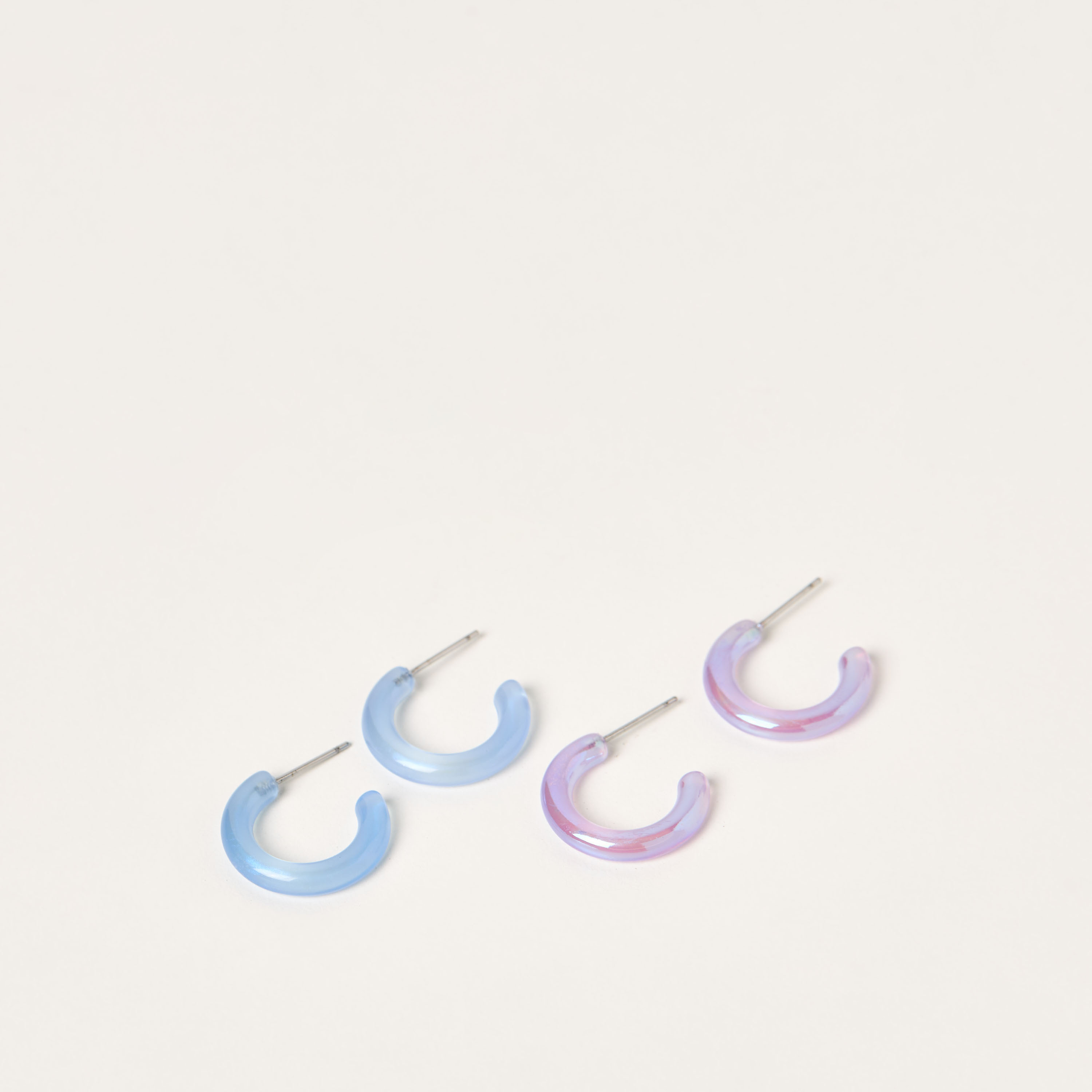 Charmz Hoop Earrings with Push Back Closure - Set of 2-girls-accessories-jewellery-image-1