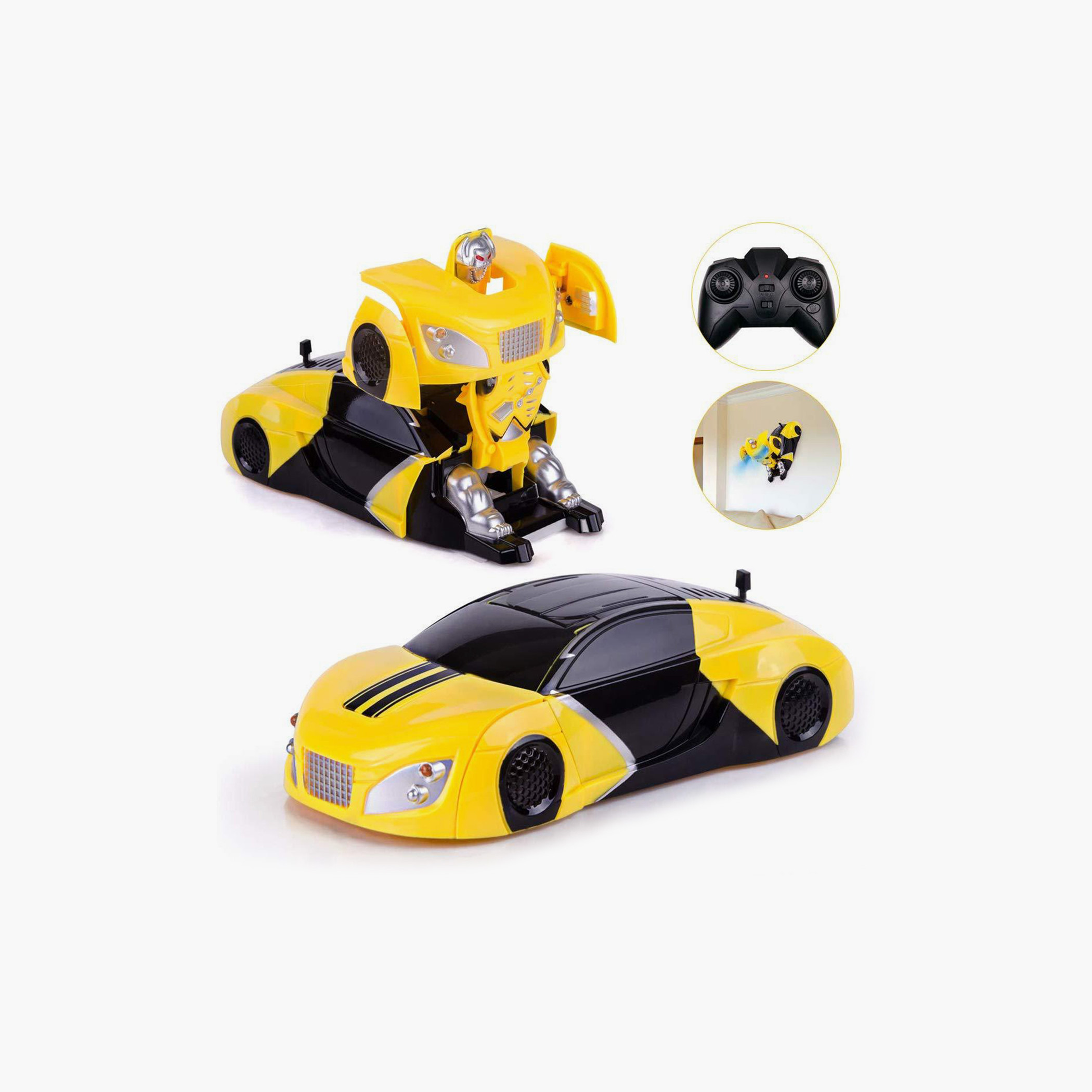 Remote Control Transformer Wall Climber Car