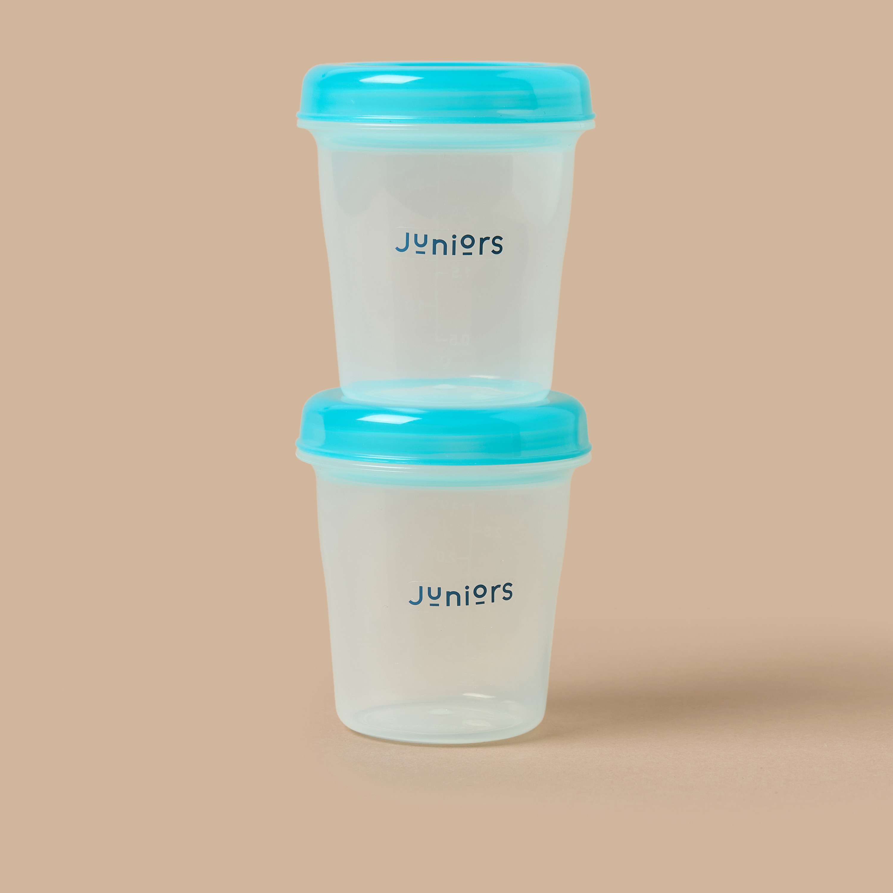 حاويات طعام للأطفال ستارتر من جونيورز - طقم من قطعتين-baby-feeding-accessories-image-1