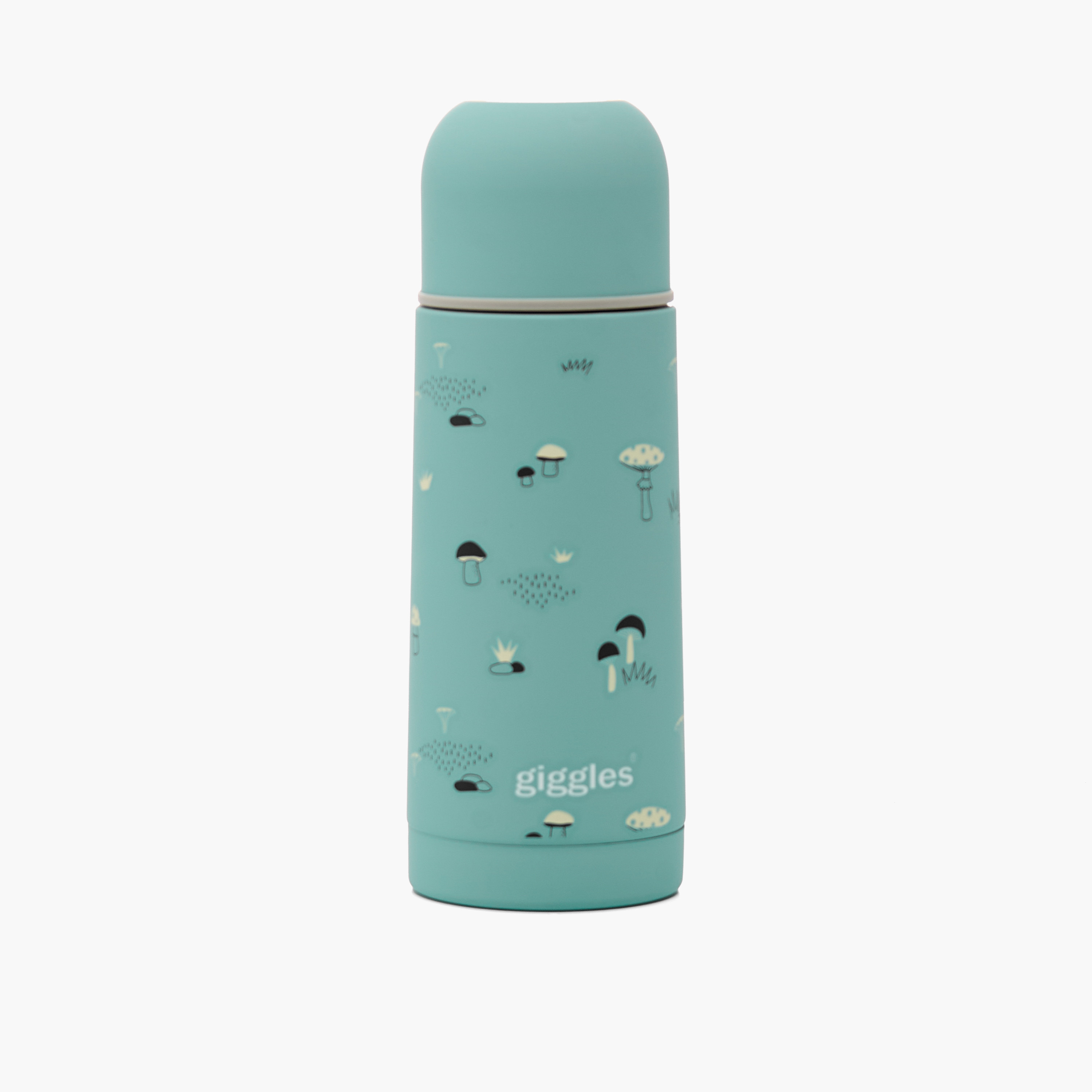 ترمس حراري ستانليس ستيل بطبعات فطر من جيجلز - 350 مل-baby-feeding-accessories-image-1