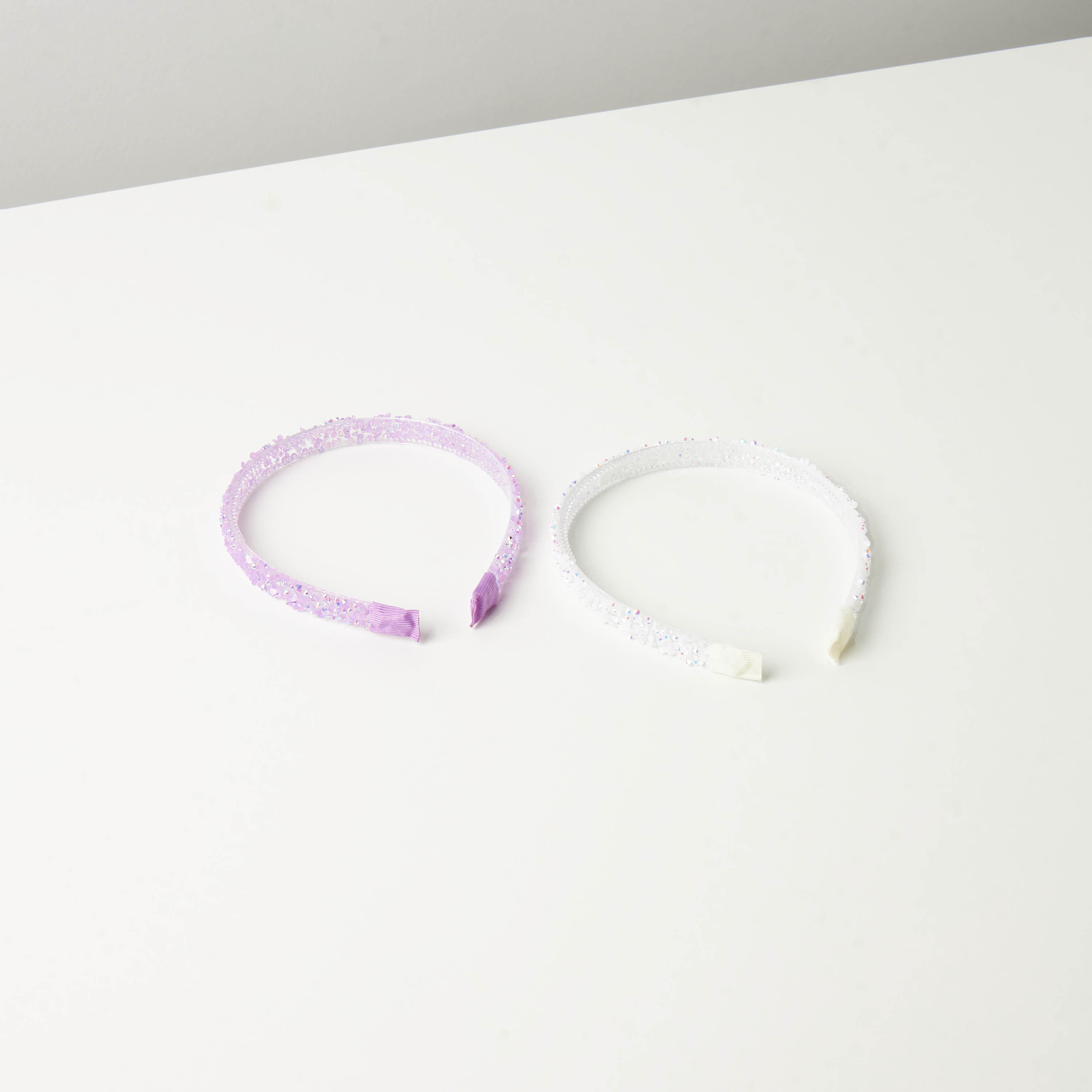 شرائط شعر مزينة من تشارمز - طقم من قطعتين-baby-girls-accessories-hairaccessories-image-1