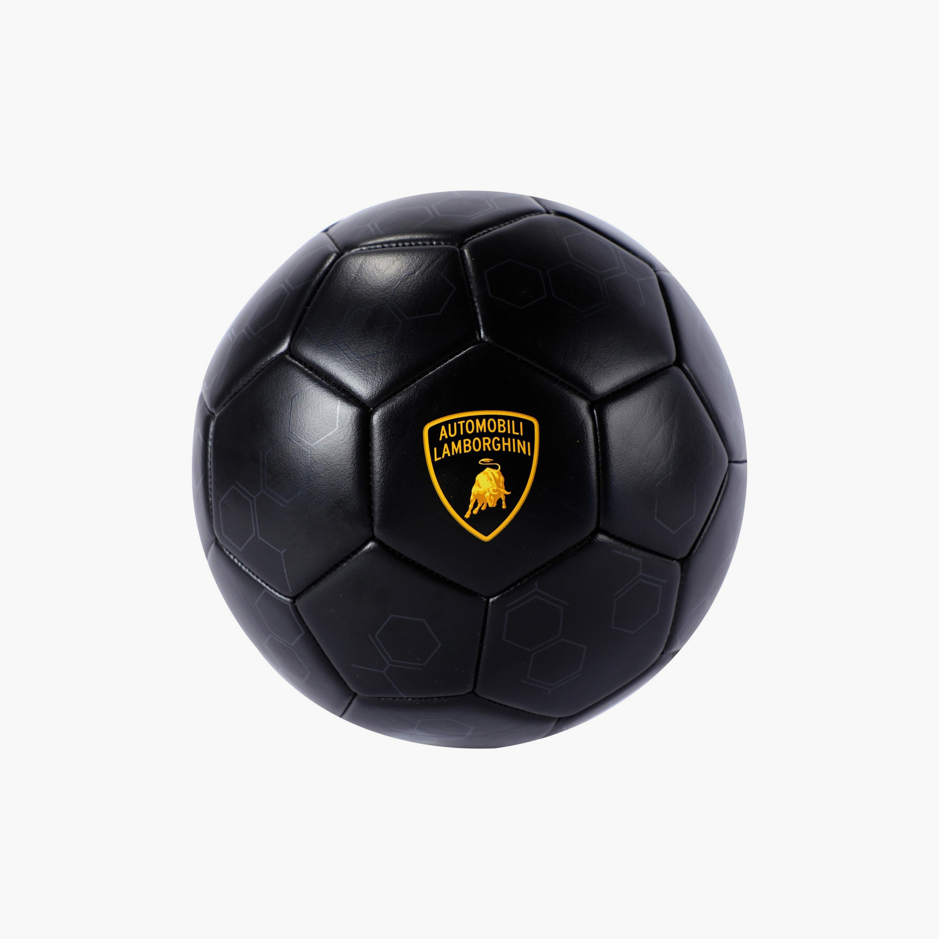 Lamborghini Machine Sewing PVC Soccer Ball - Black - Size 5-toys-outdoor-sports-image-1