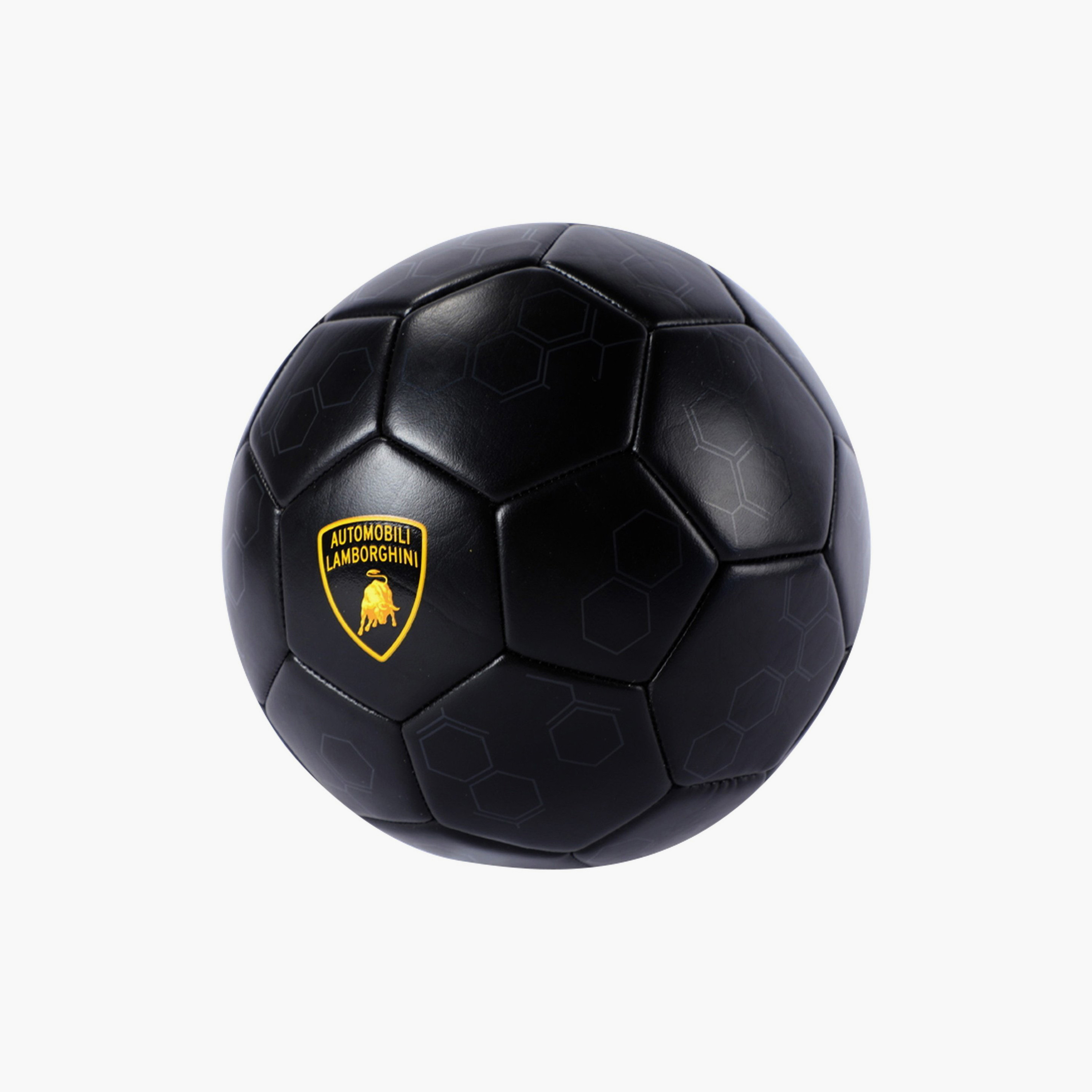 Lamborghini Machine Sewing PVC Soccer Ball - Black - Size 5-toys-outdoor-sports-image-3