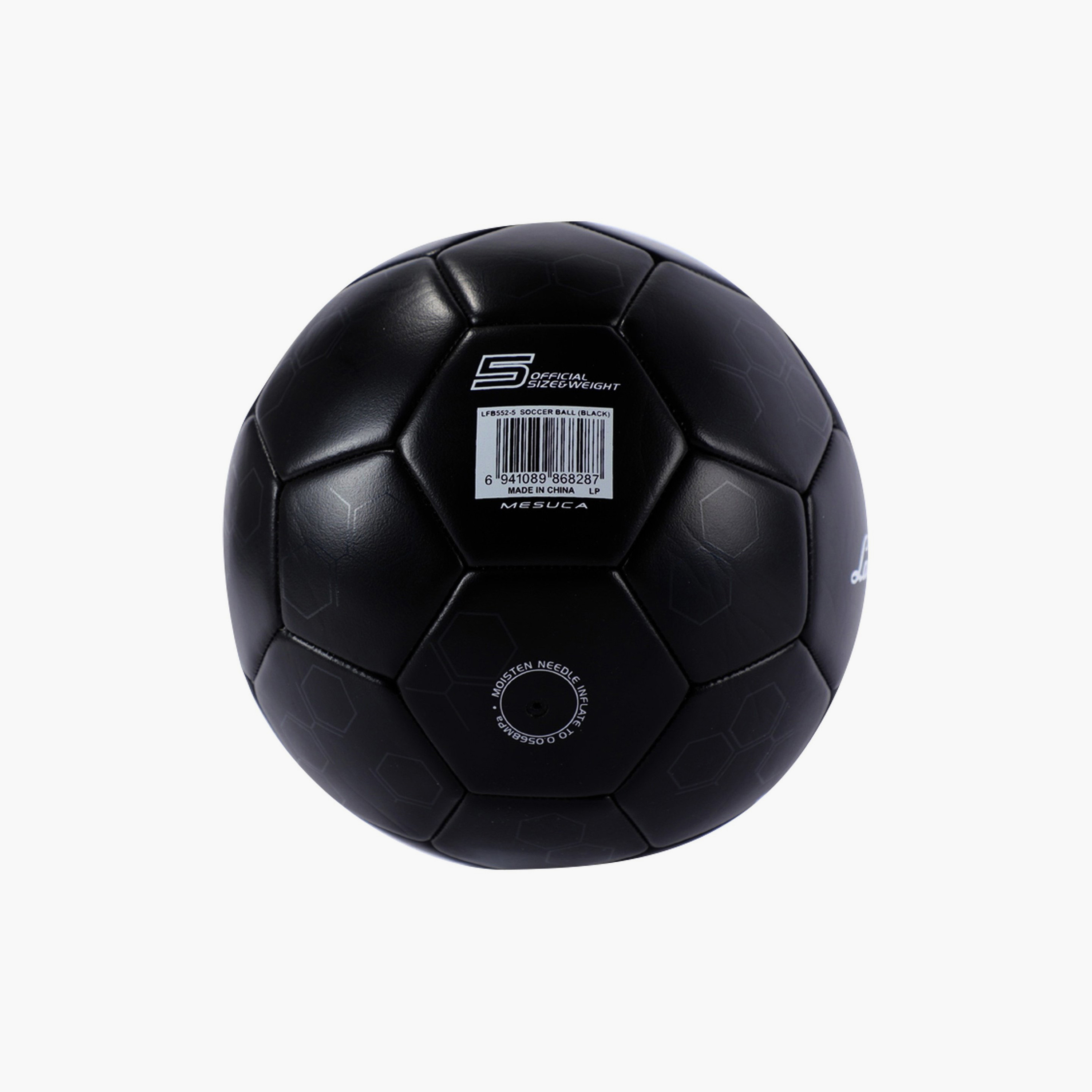 Lamborghini Machine Sewing PVC Soccer Ball - Black - Size 5-toys-outdoor-sports-image-4