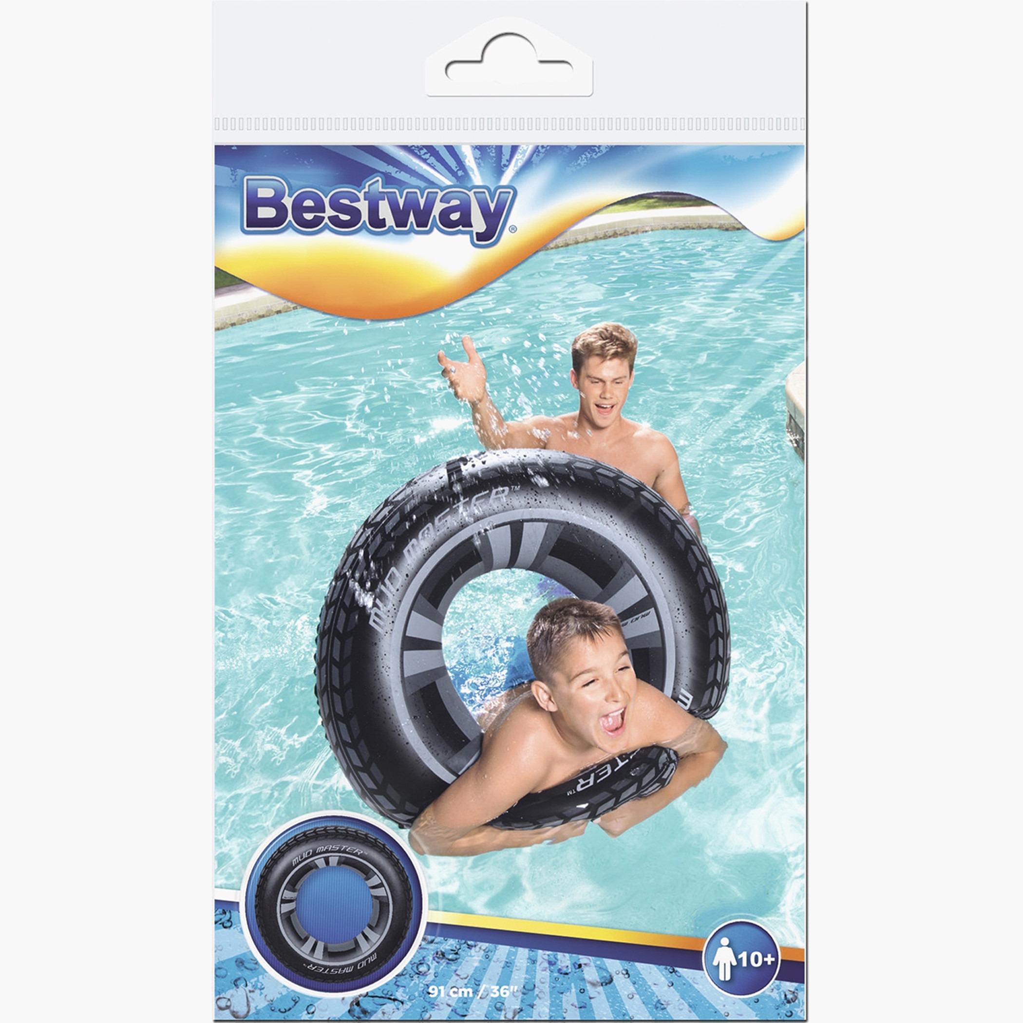 Bestway 36-inch Mud Master Inflatable Swim Tube-toys-outdoor-poolandbeach-poolaccessories-image-2