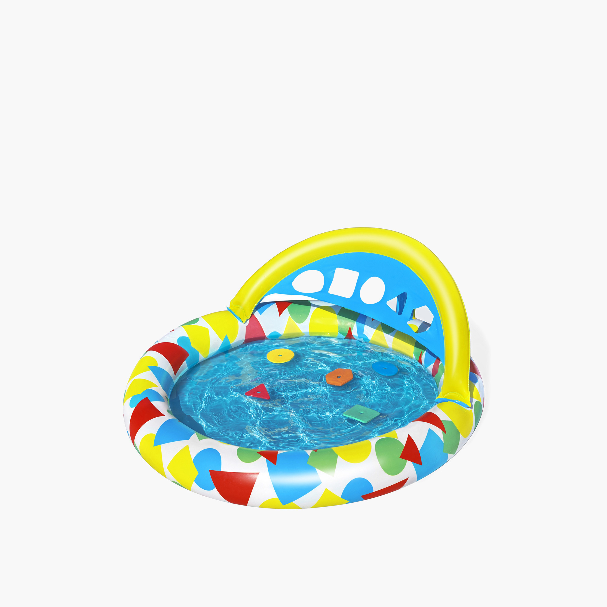 Bestway Lil Splash & Learn Baby Inflatable Pool - 47x46x18 inches-toys-outdoor-poolandbeach-pools-image-1
