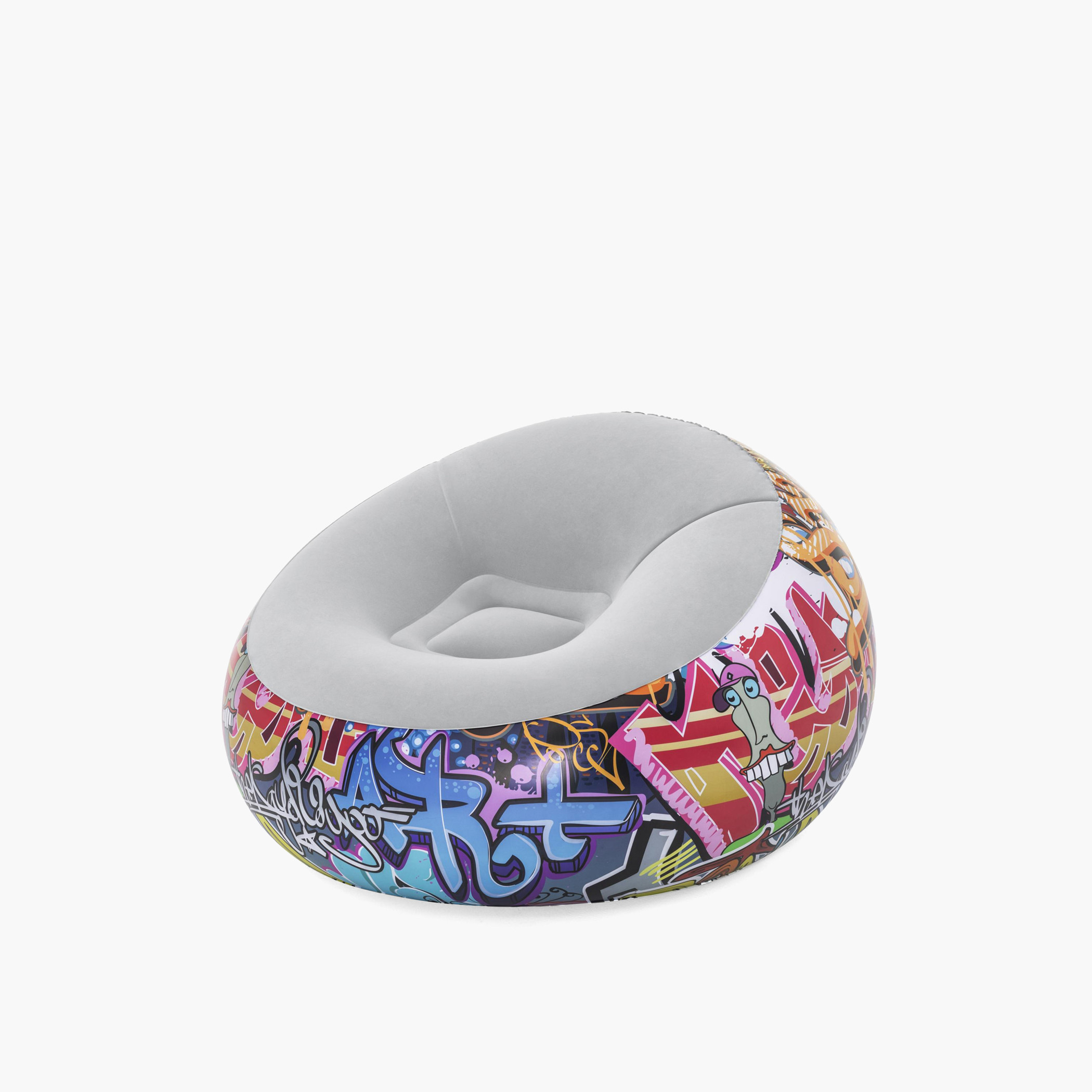 Bestway Graffiti Print Inflatable Chair-baby-nursery-furniture-chairsandtables-image-2