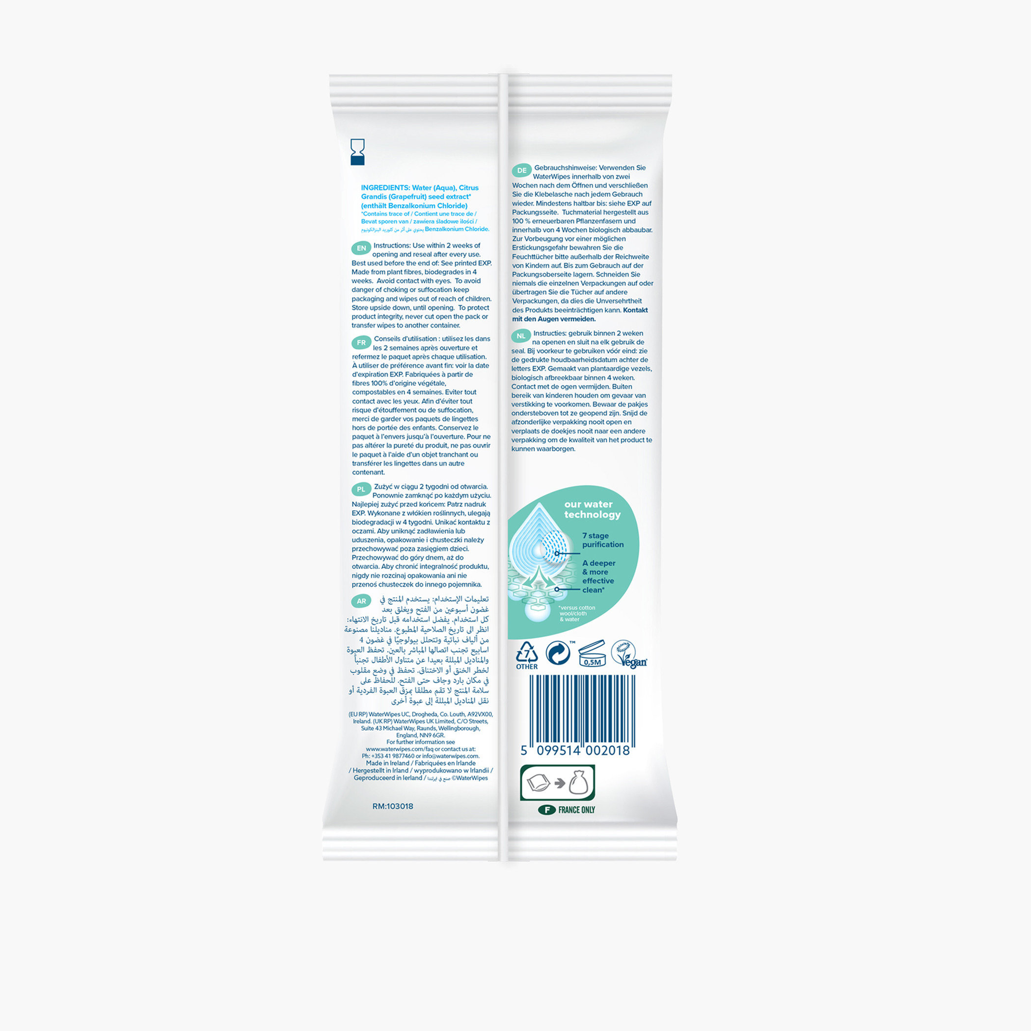 WaterWipes On-the-Go Plastic Free Wipes - 28 Sheets-baby-diapering-babywipes-image-6