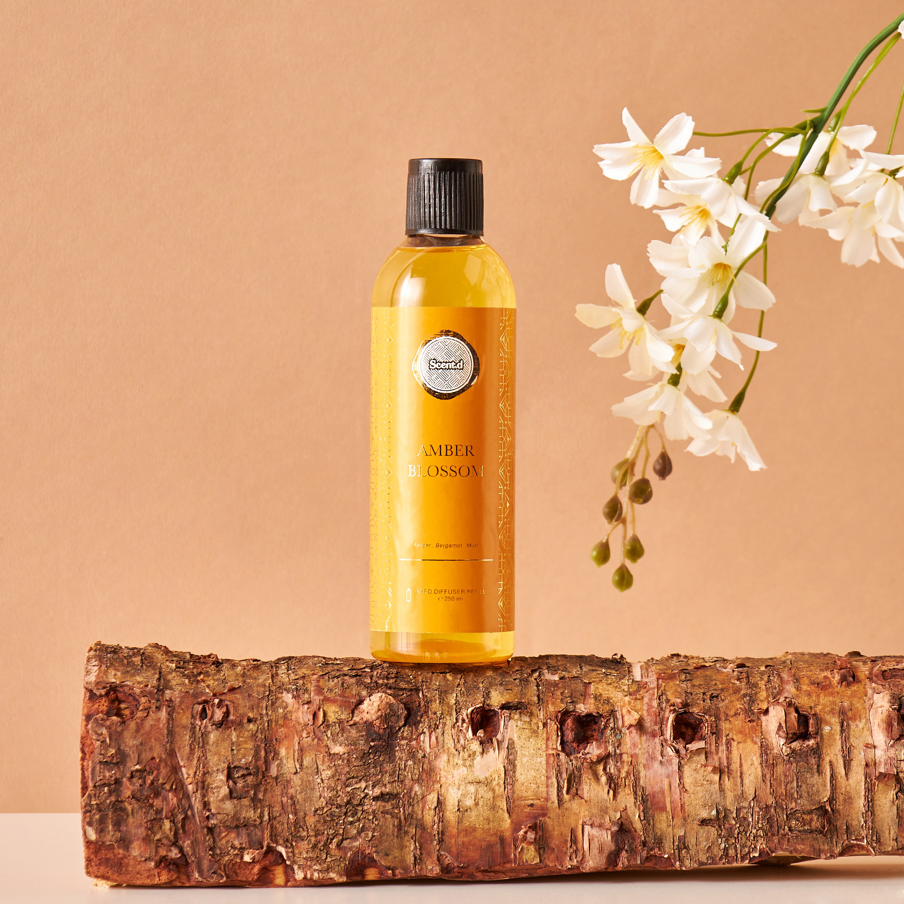Scent.d Amber Blossom Refill - 250 ml-household-homefragrance-fragranceoilsandessence-image-1