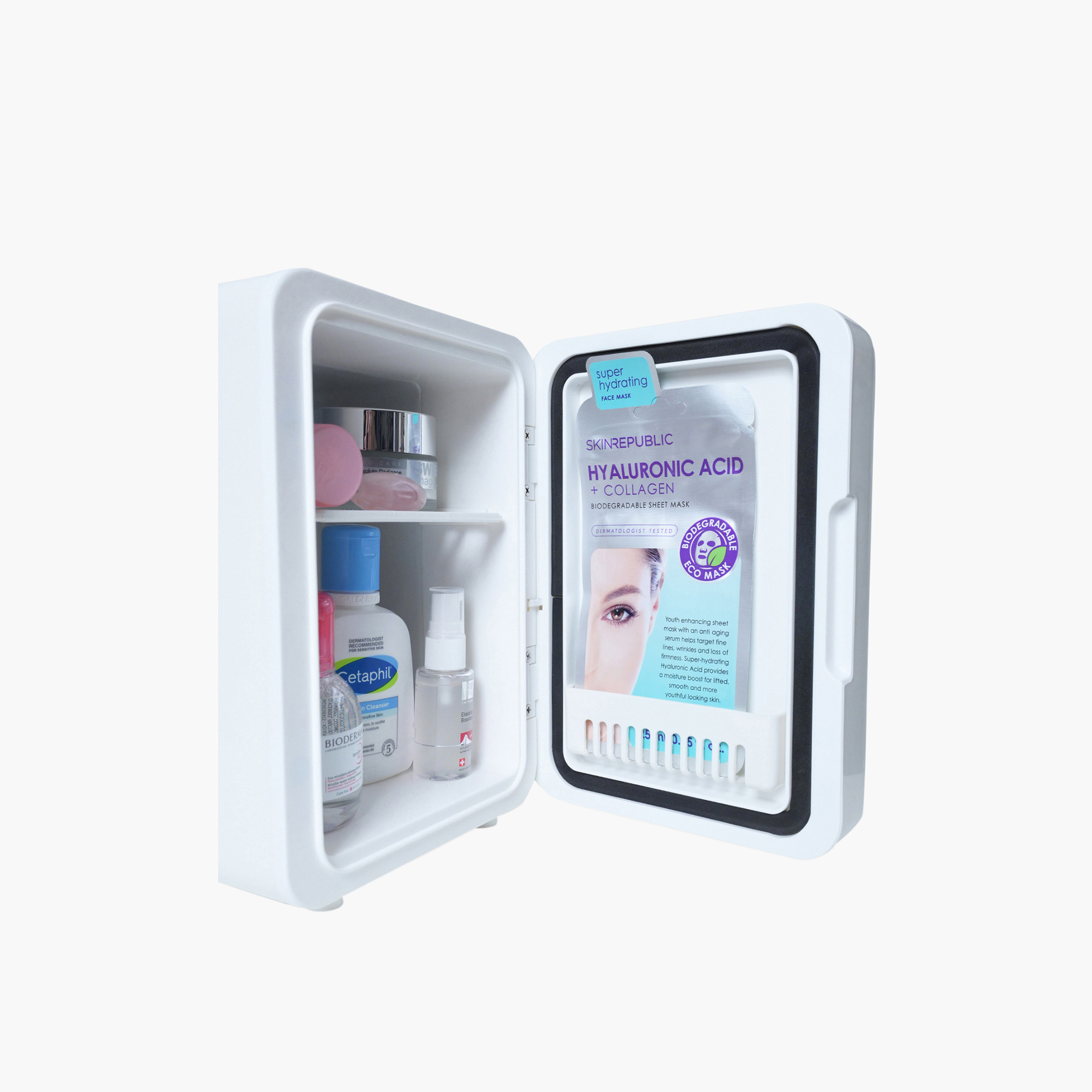 ثلاجة تجميل بمرآة إل إي دي من بايفاس - 8 لتر-beautyandpersonalcare-appliances-faceandskintools-image-1
