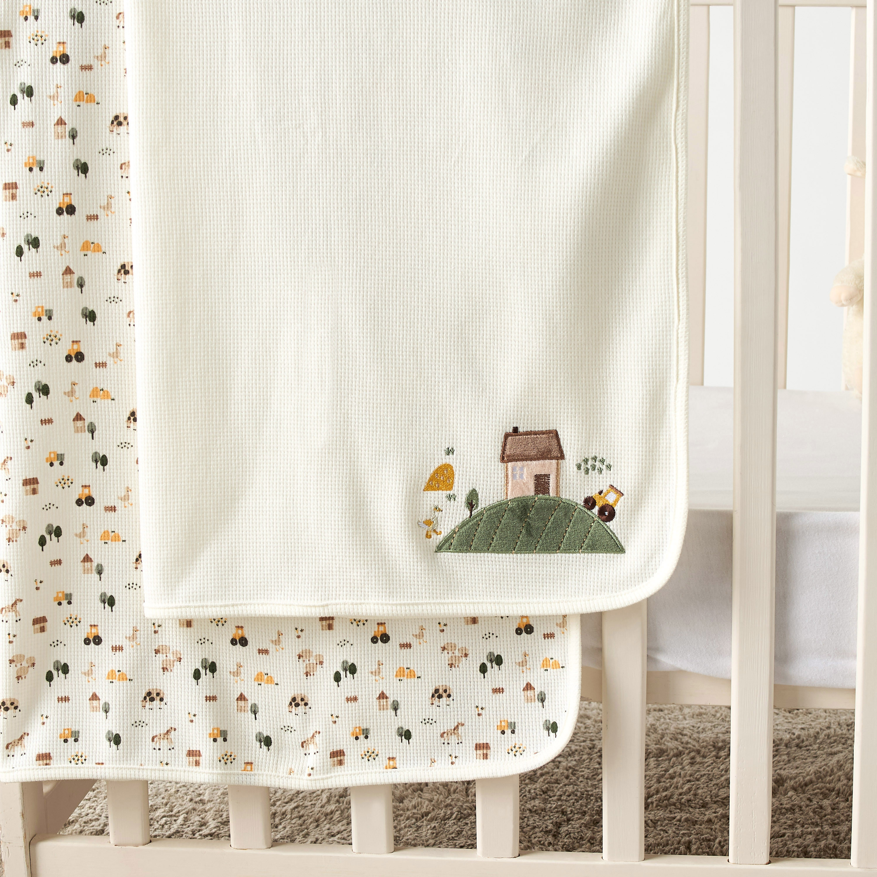 Juniors 2-Piece Receiving Blanket Set - 76x102 cm-baby-nursery-blanketsandswaddles-receivingblankets-image-3