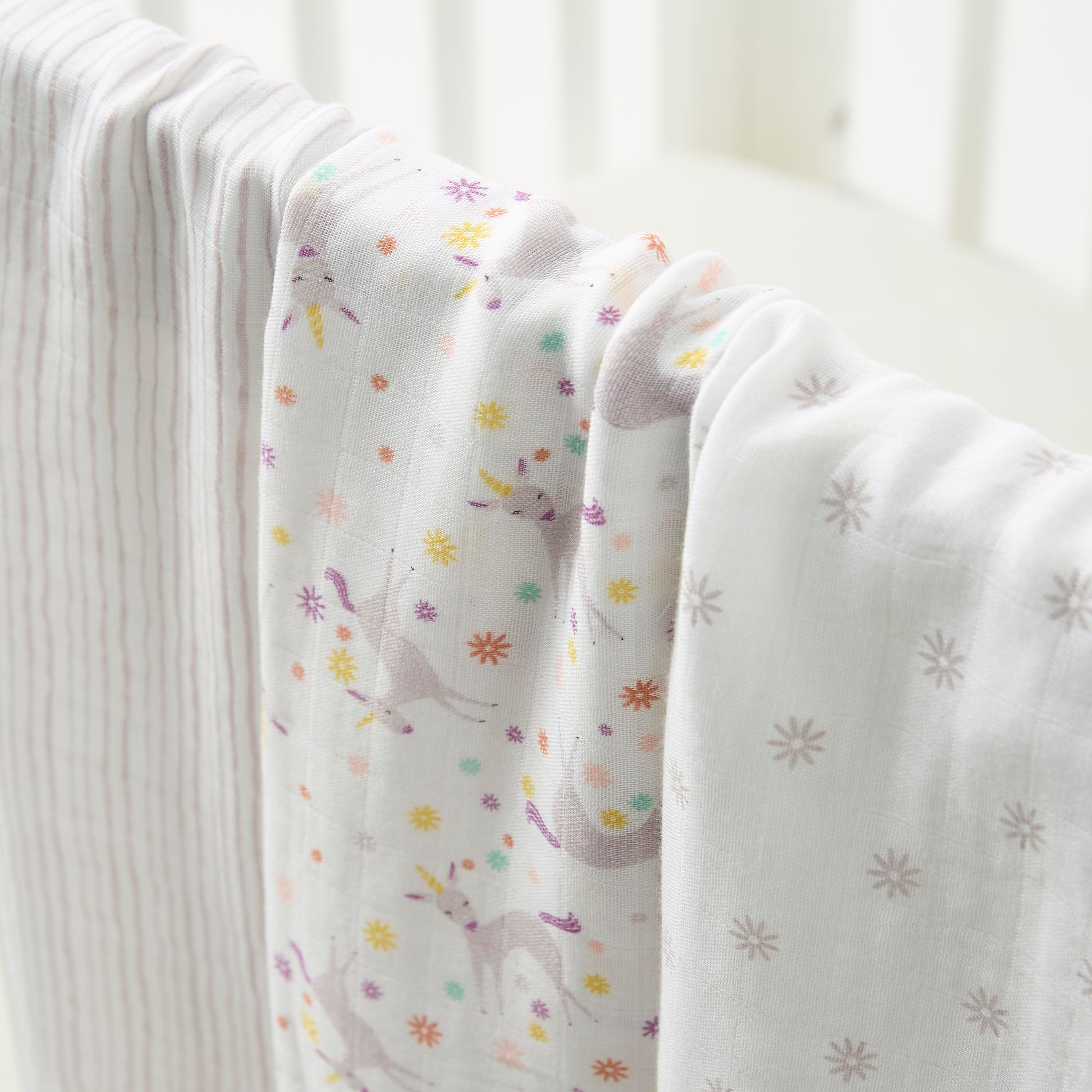 Giggles Printed Bamboo Muslin Swaddle Blanket - Set of 3-baby-nursery-blanketsandswaddles-swaddlesandsleepingbags-image-4