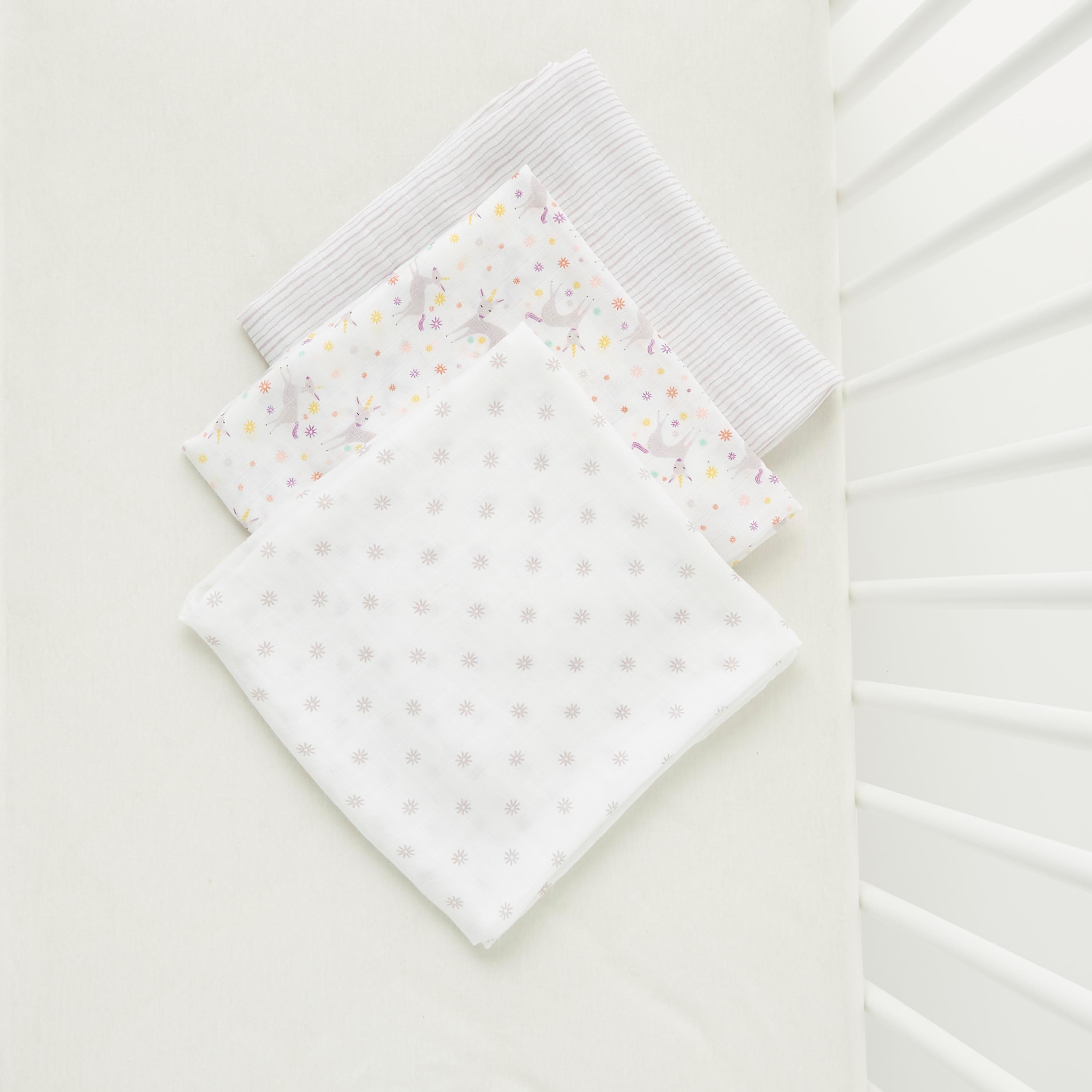 Giggles Printed Bamboo Muslin Swaddle Blanket - Set of 3-baby-nursery-blanketsandswaddles-swaddlesandsleepingbags-image-5