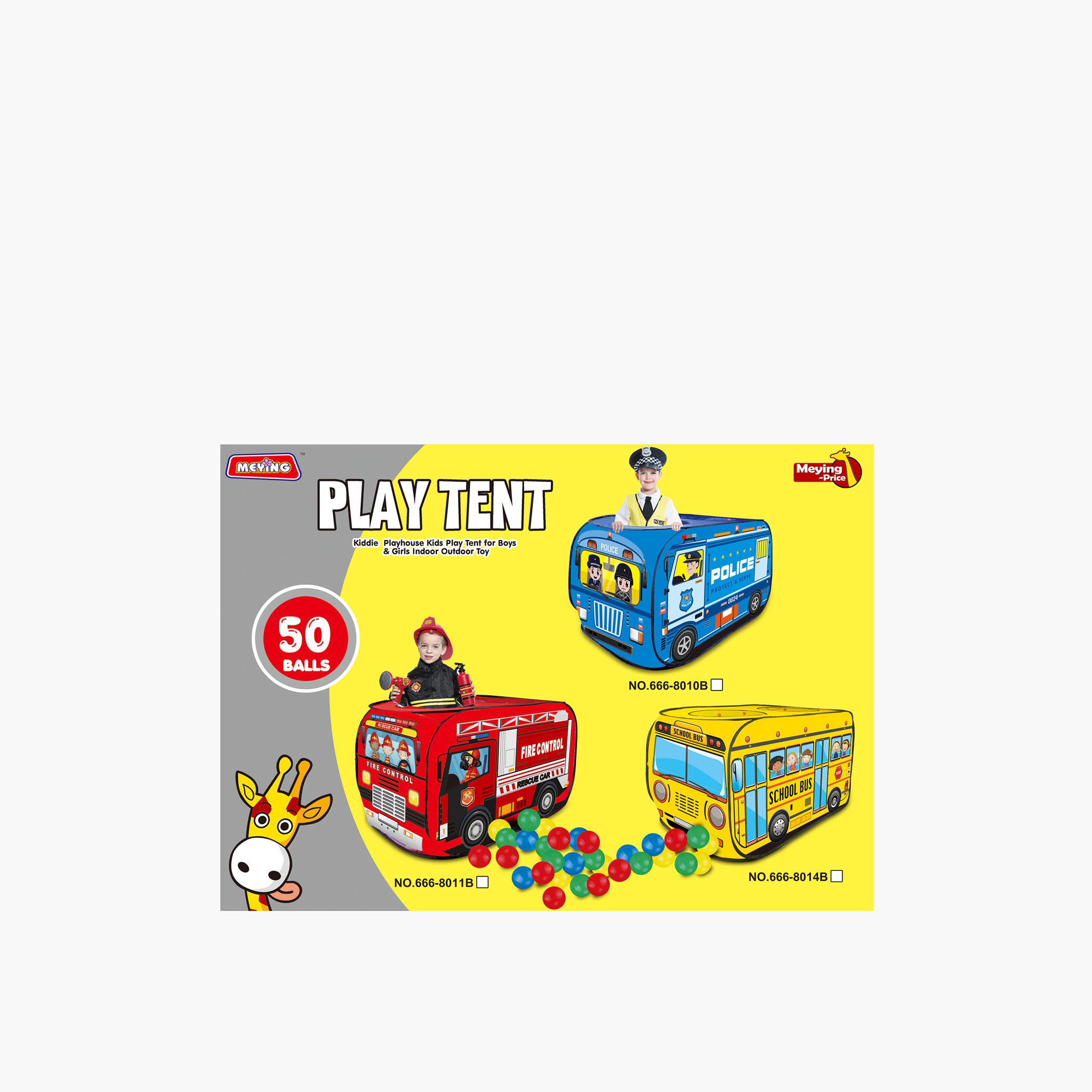 Bus Shaped 50-Ball Play Tent-toys-outdoor-playhousesandplayards-image-3