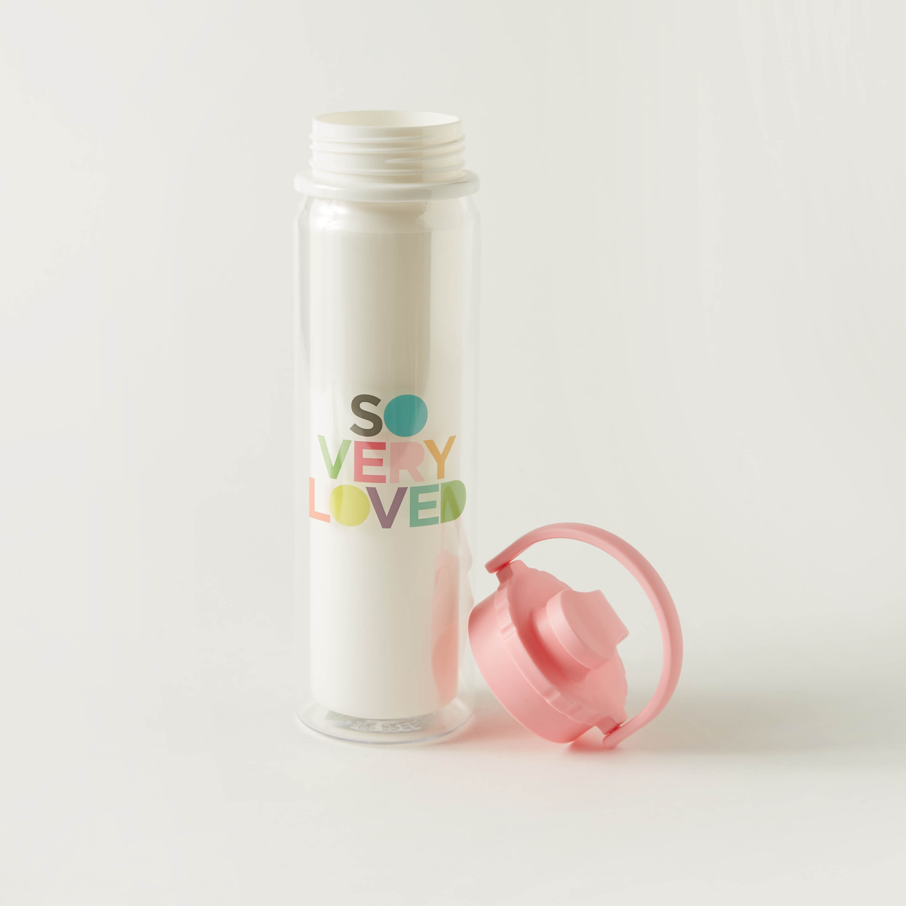 Slogan Print Double-Walled Water Bottle - 550 ml-school-waterbottles-image-3