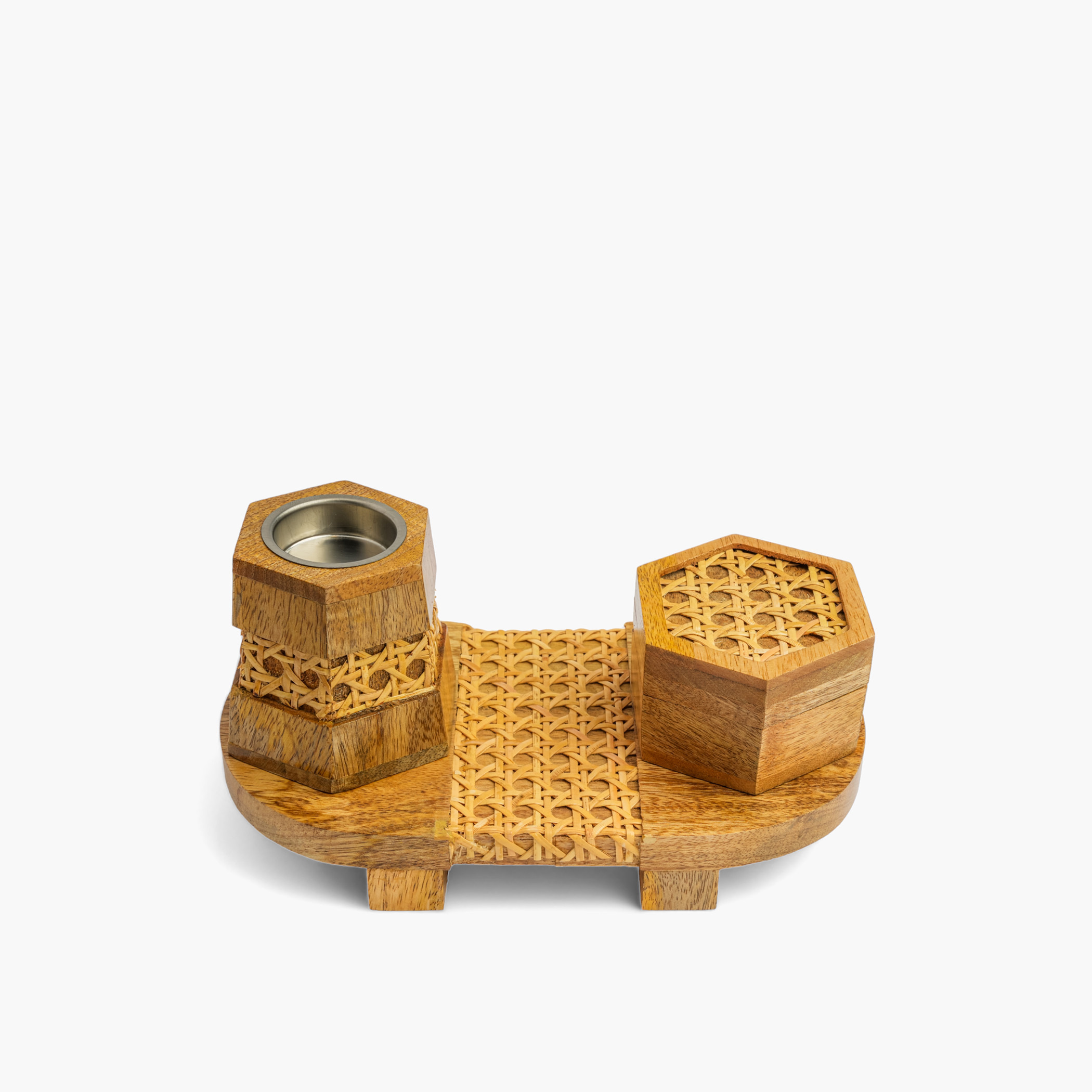 Home Carving Wooden Incense Burner Set-household-homefragrance-burners-image-1
