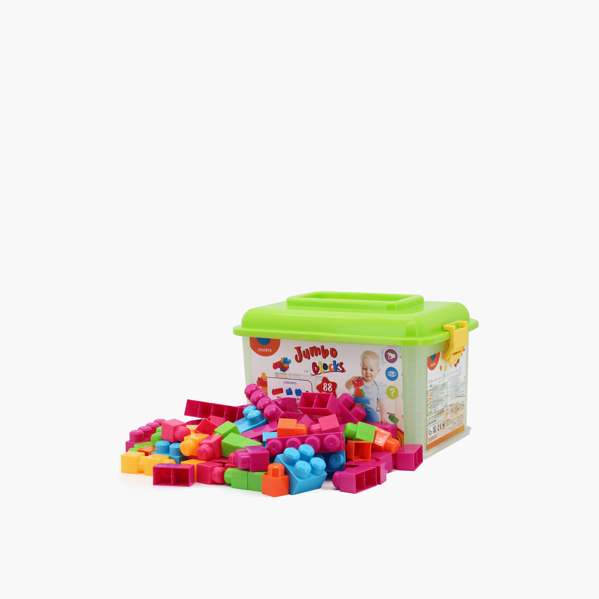 مجموعة مكعبات 88 قطعة من جونيورز-toys-buildingblocks-blocks-image-5