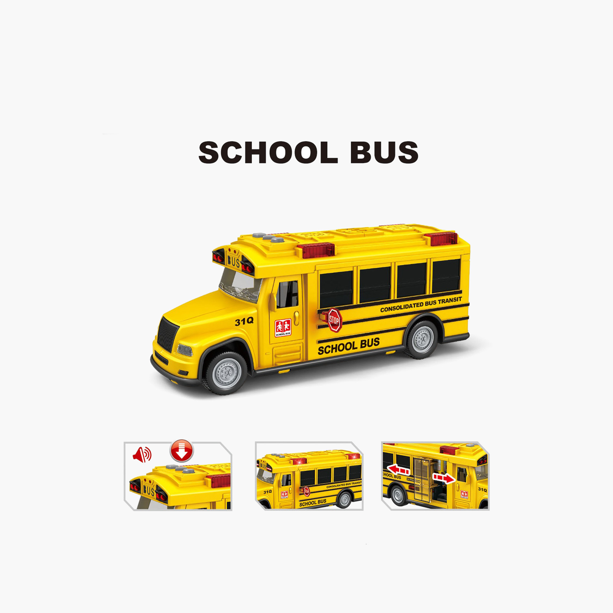 Toystar School Bus Toy