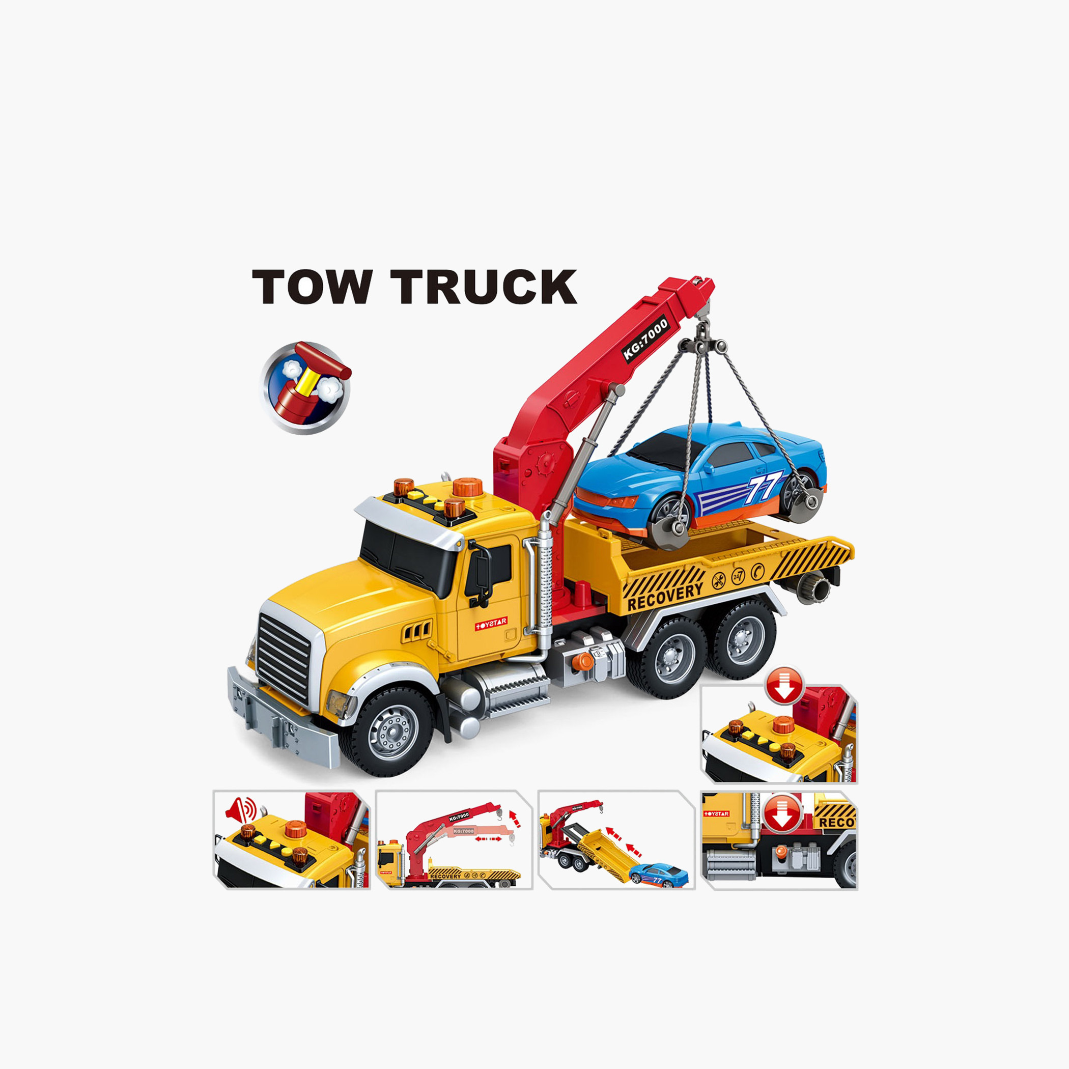 A toy tow truck online